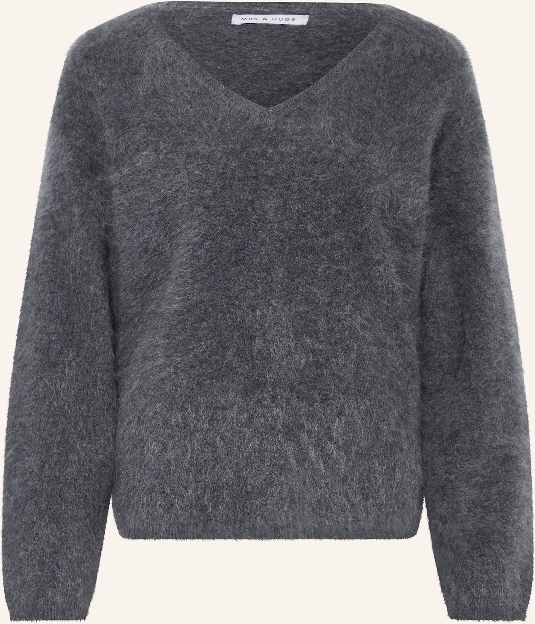 Mrs & Hugs Cashmere-Pullover grau