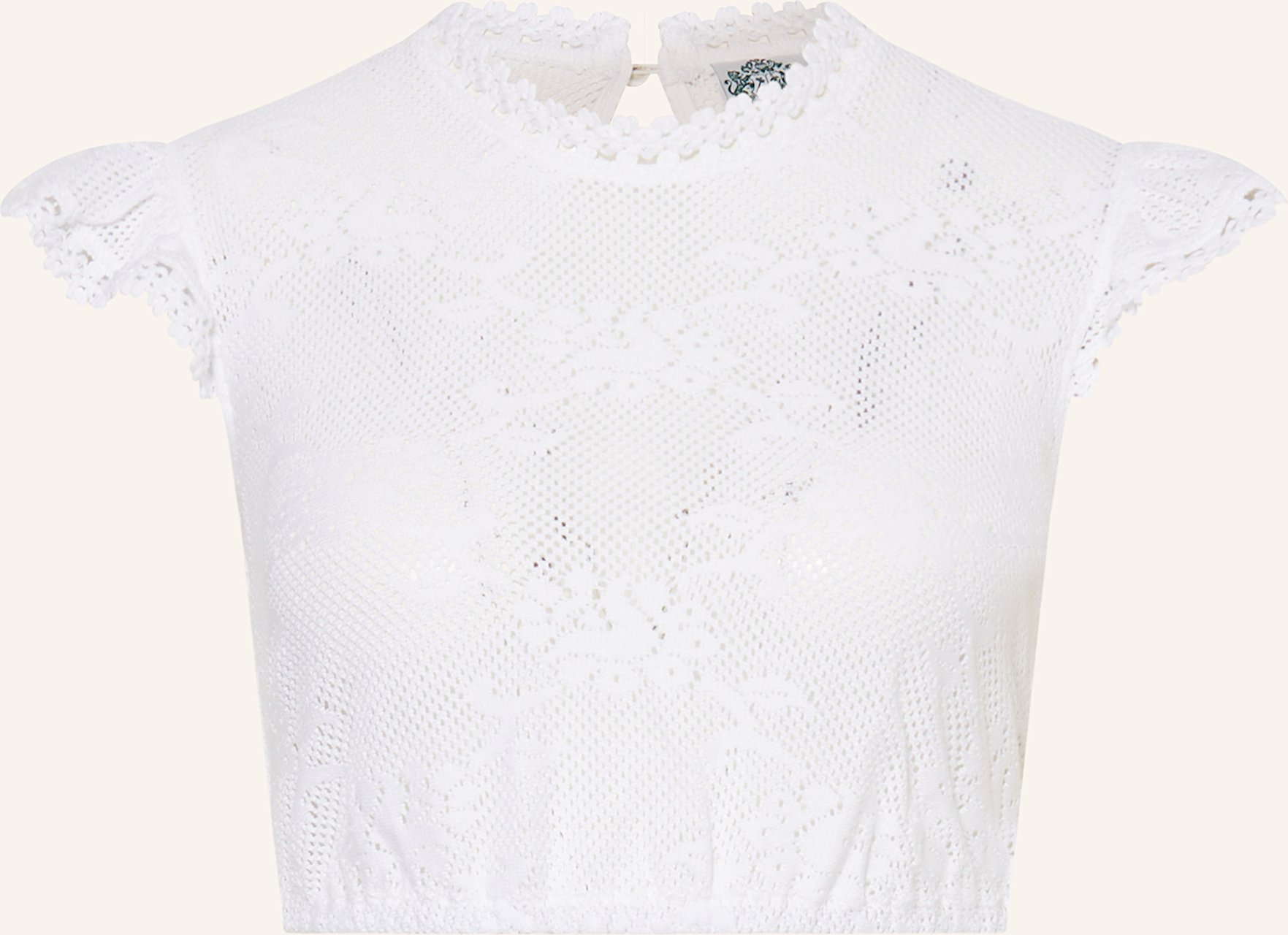 Thumbnail - Hammerschmid Dirndlbluse Diana Mit Spitze weiss