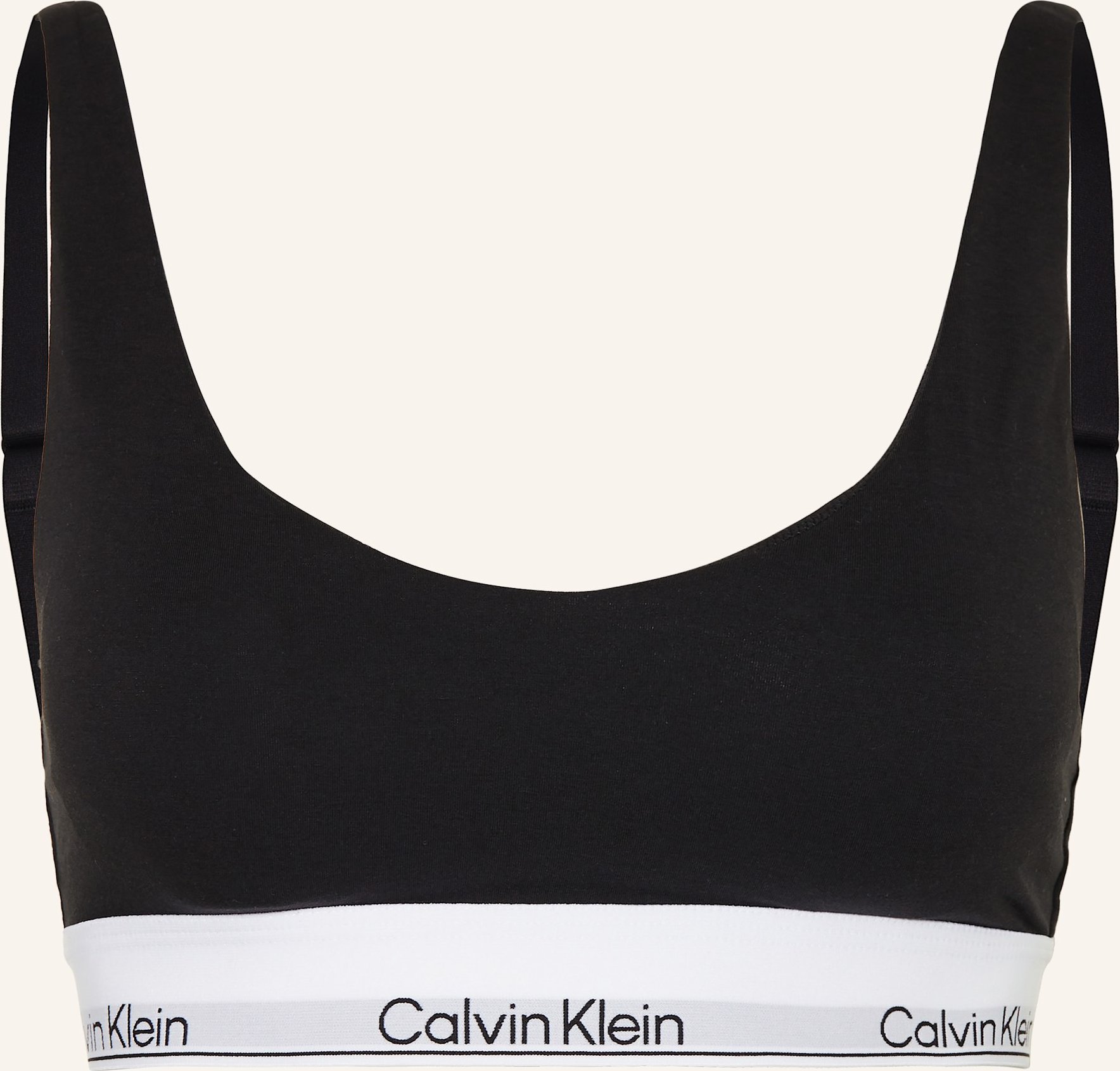 Calvin Klein Bustier Icon Cotton Modal schwarz