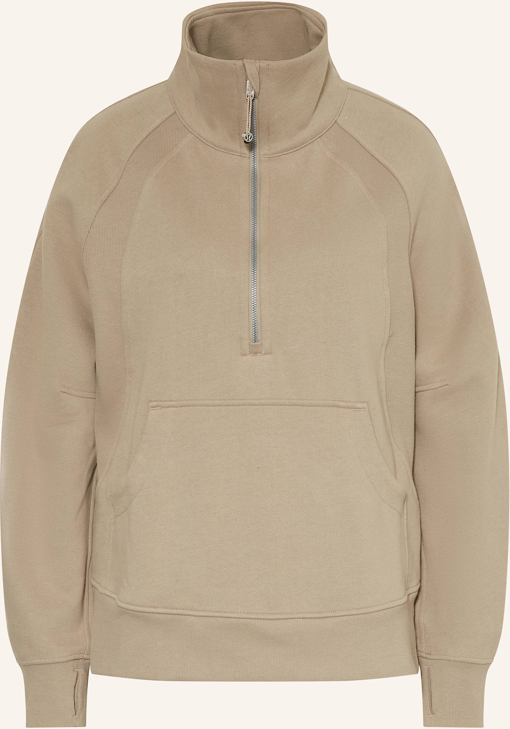 Lululemon Oversized-Sweatshirt Scuba Oversized Funnell Neck braun