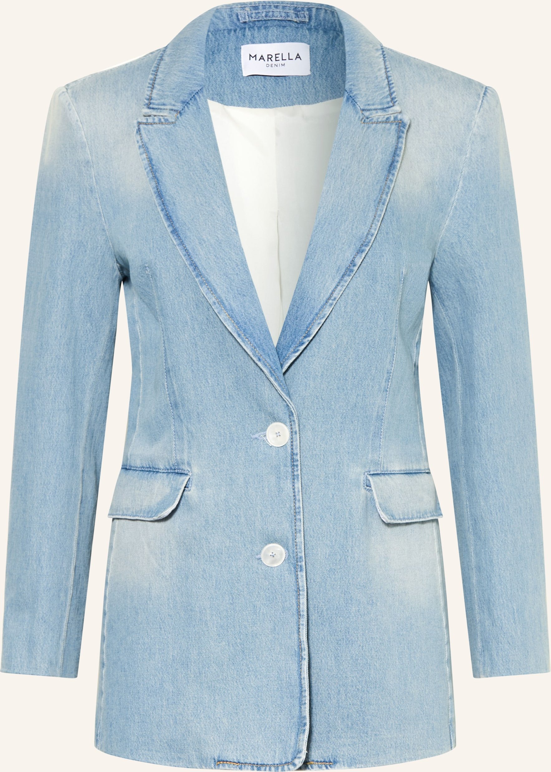 Marella Jeansblazer Mlsfuretto blau