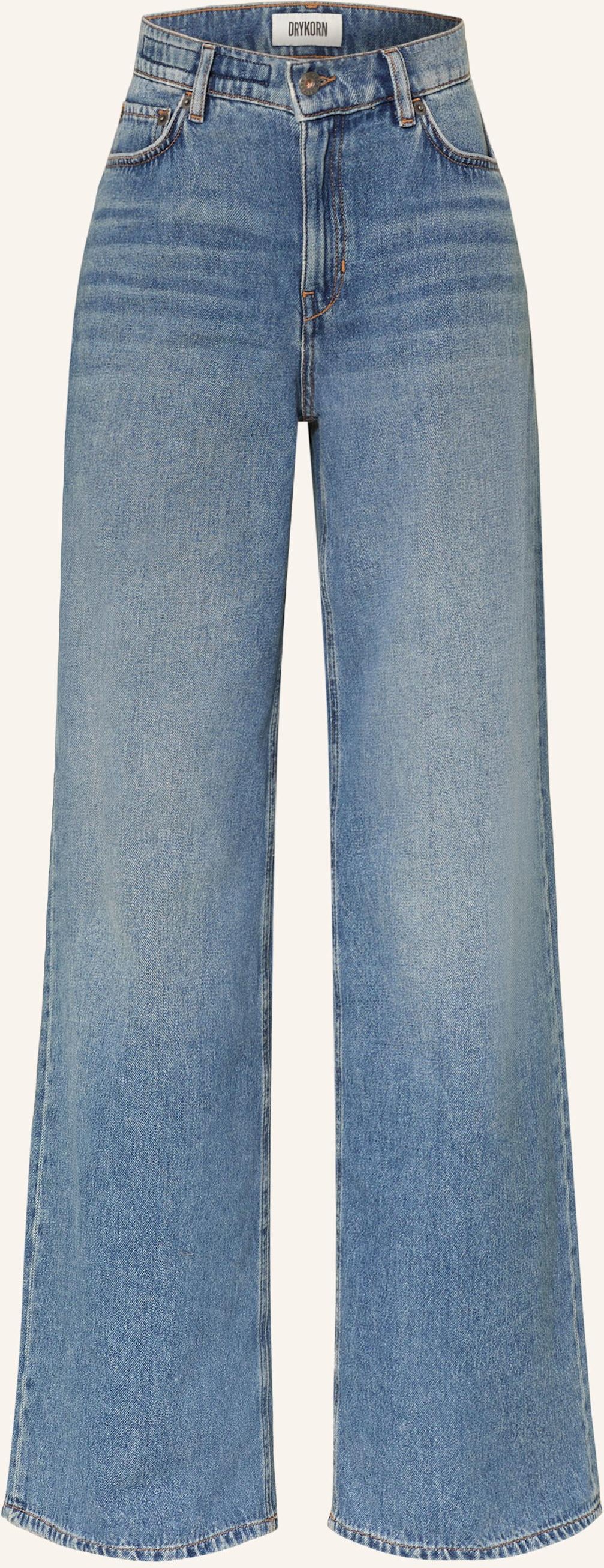 Drykorn Wide Leg Jeans Flung blau