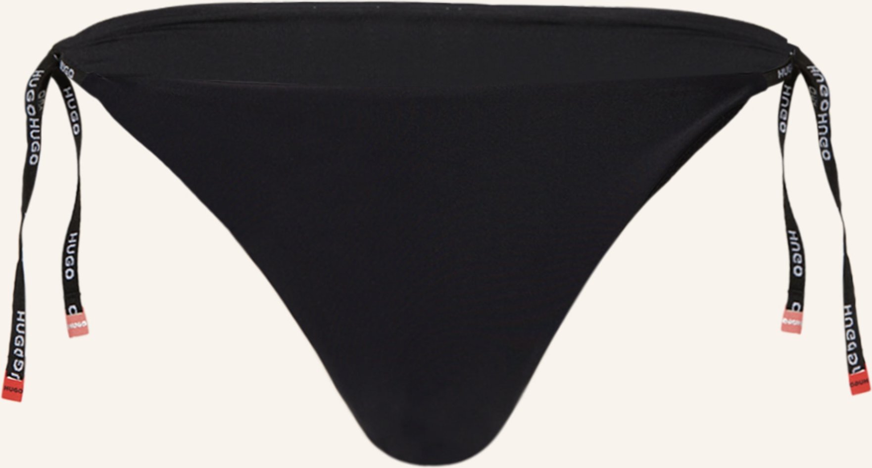 Hugo Triangel-Bikini-Hose Pure schwarz