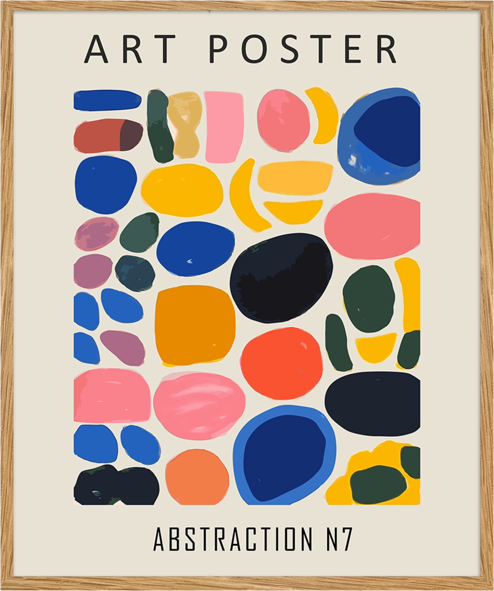 Liv Corday Wandbild Kunstplakat Mit Rahmen weiss