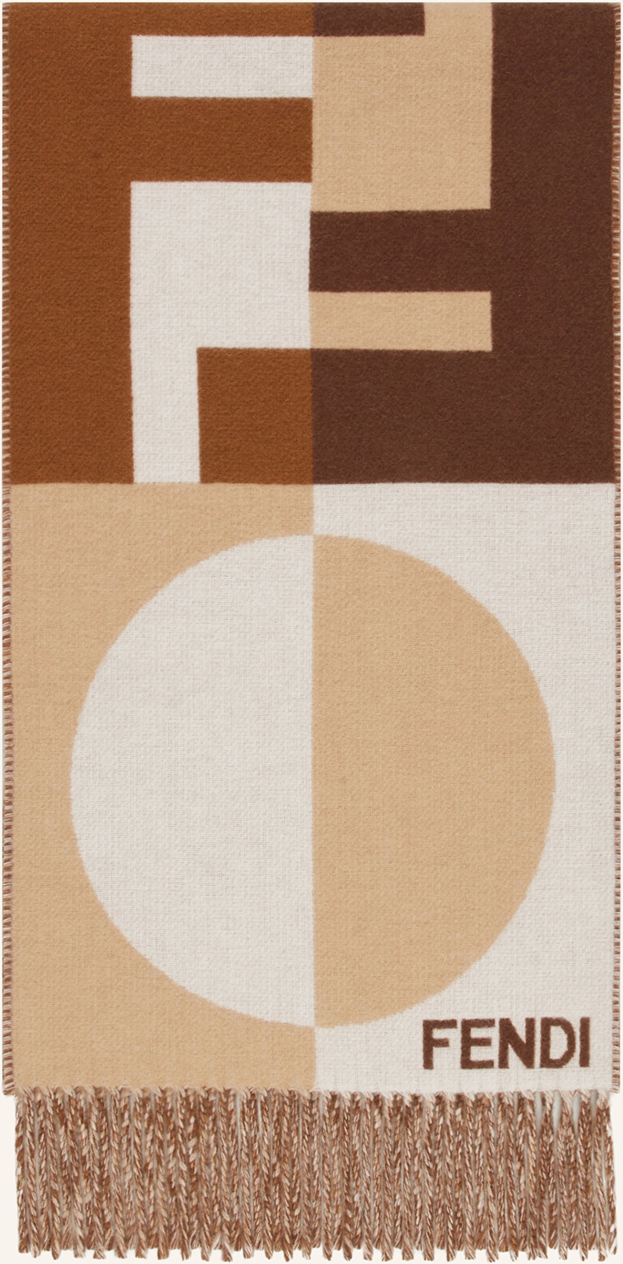 Thumbnail - Fendi Schal beige
