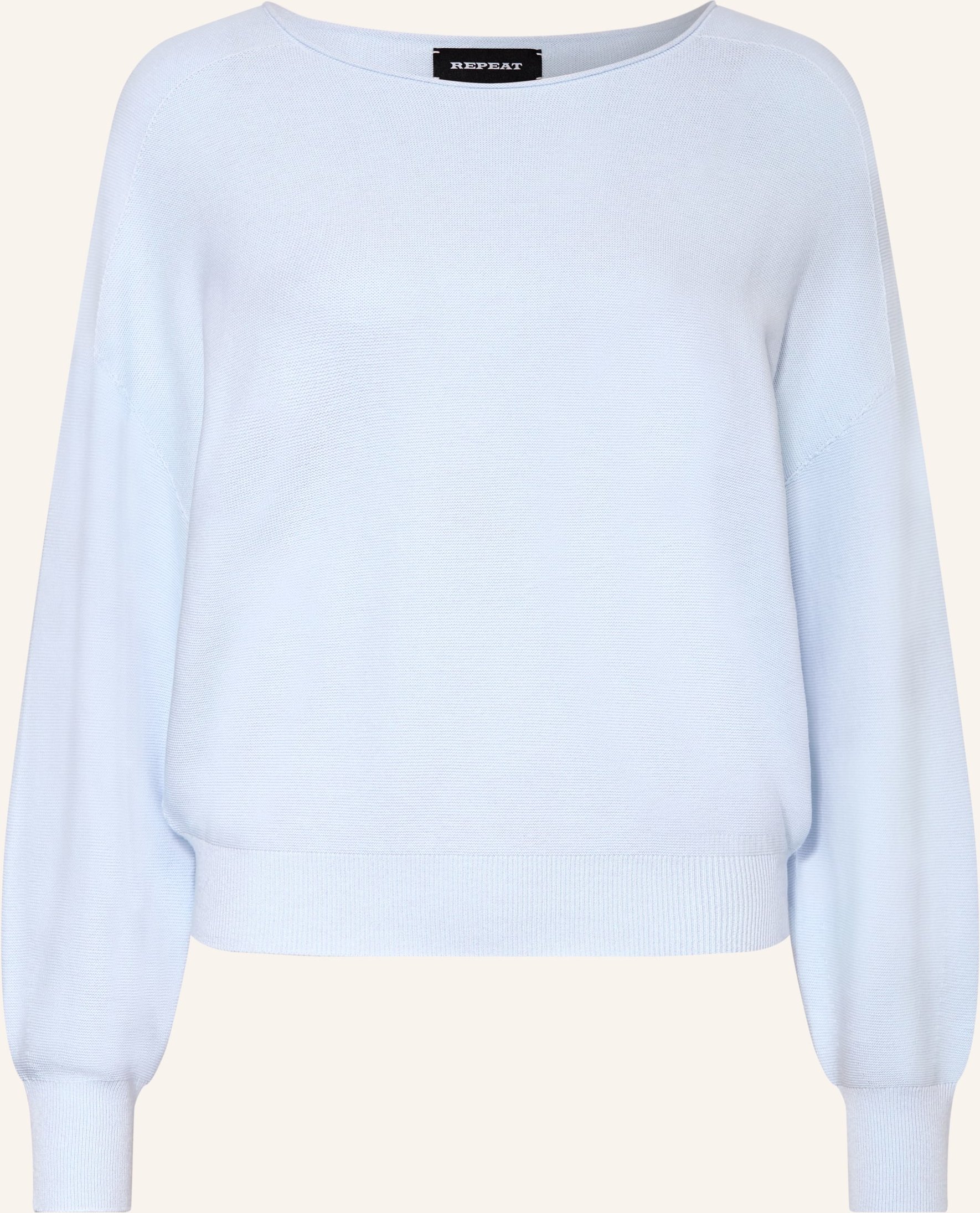 Repeat Pullover blau