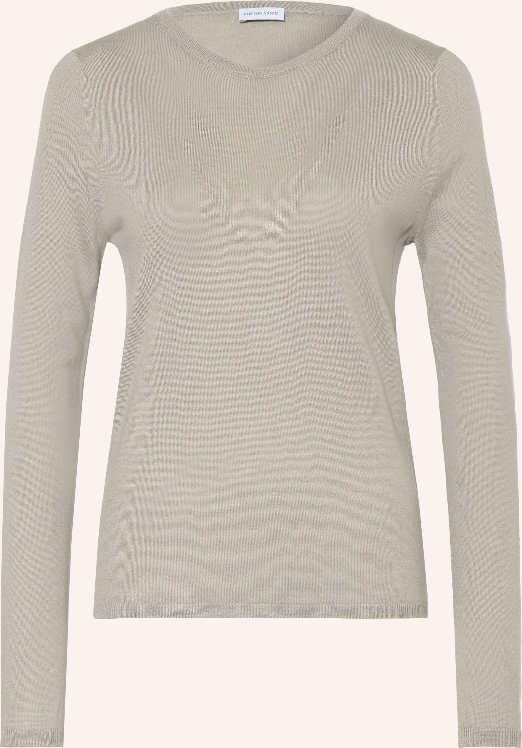Iris Von Arnim Cashmere-Pullover Laureen Mit Seide beige