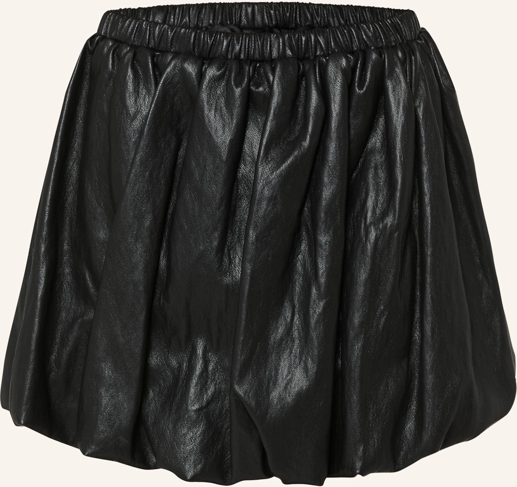 Eleh Rock In Lederoptik schwarz