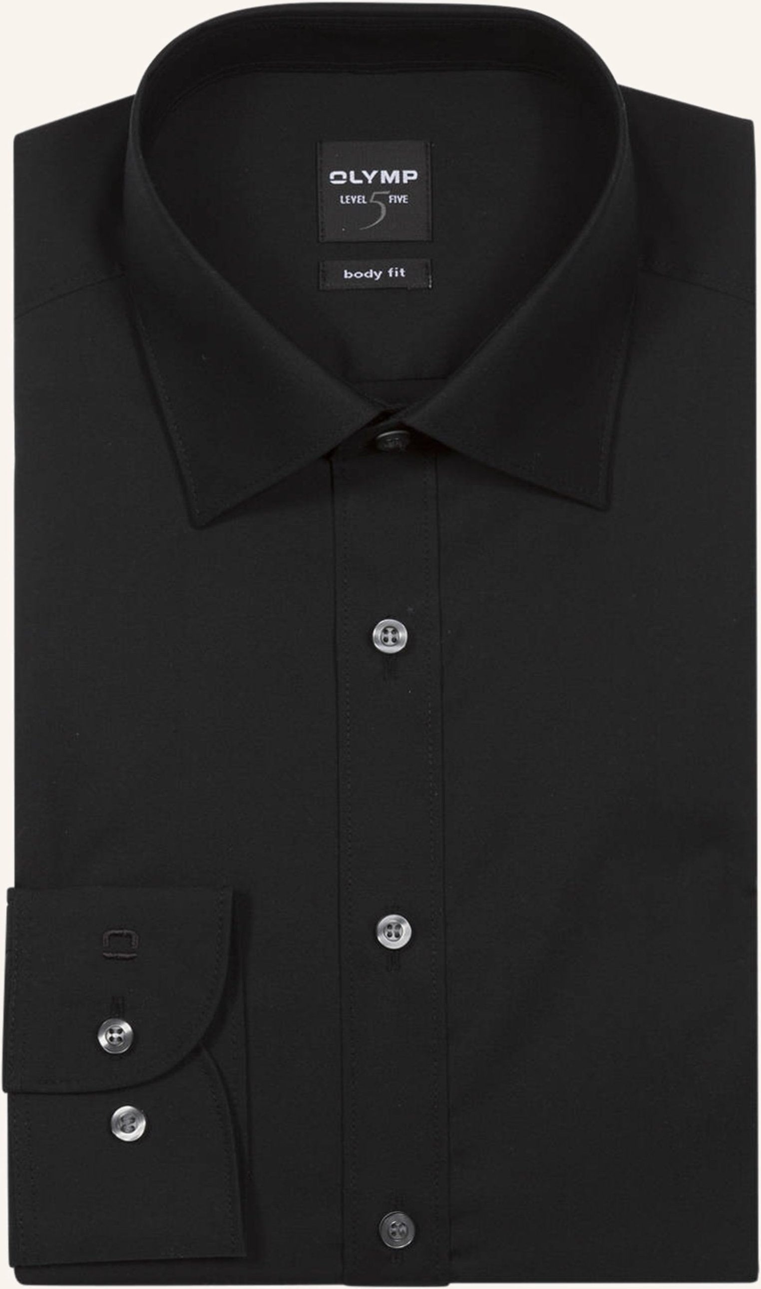 Thumbnail - Olymp Hemd Level Five Body Fit schwarz