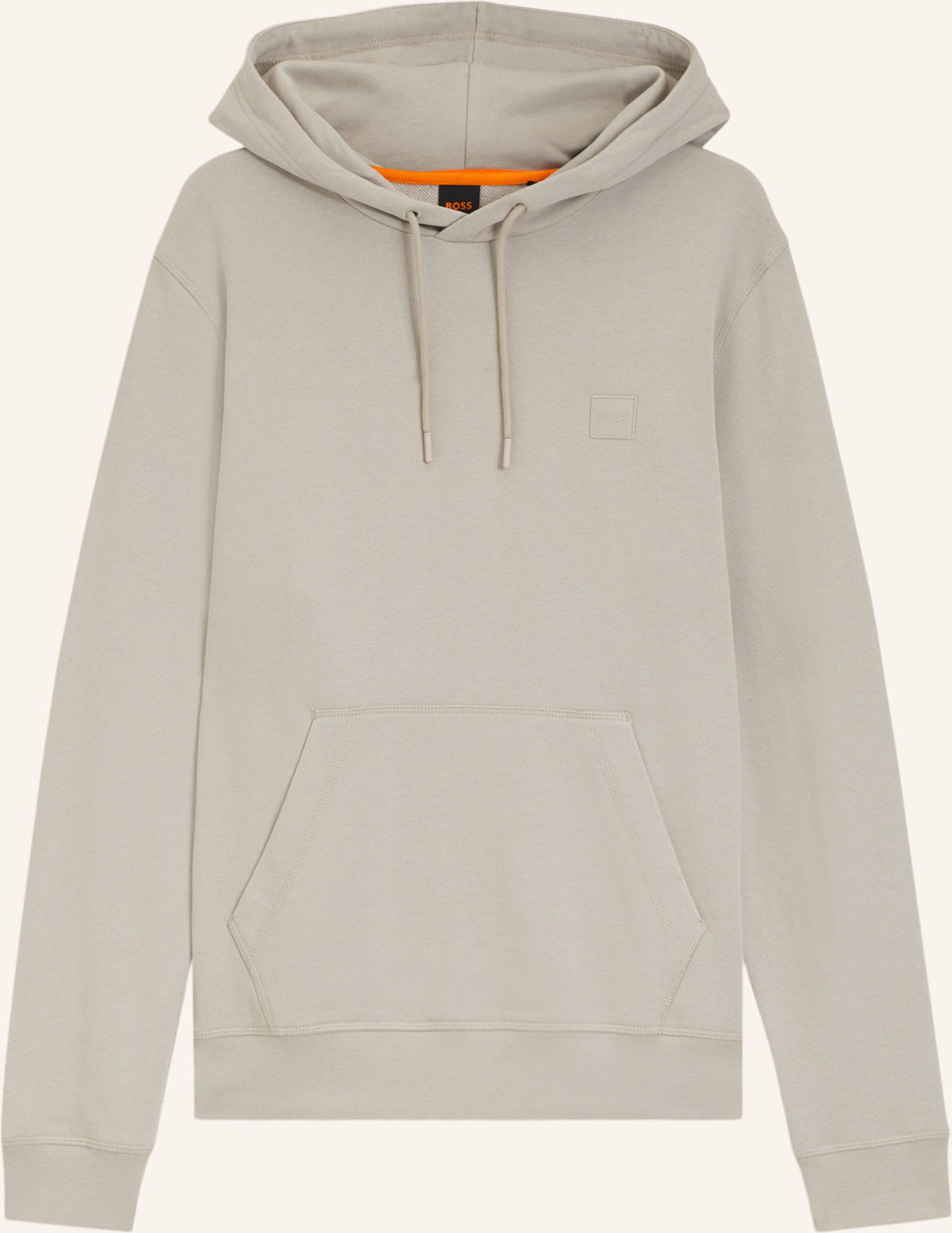 Boss Hoodie Wetalk grau
