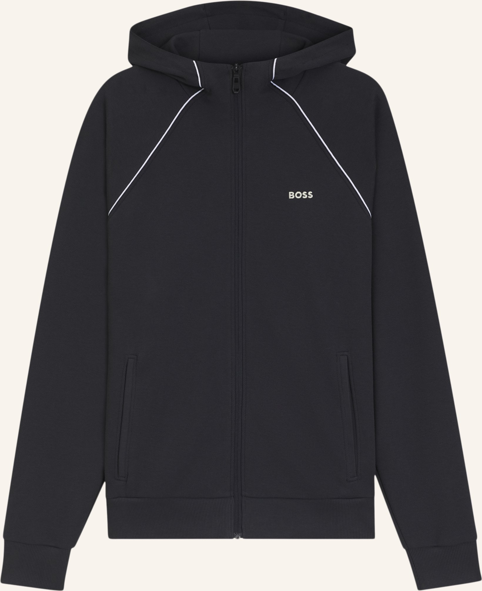 Boss Sweatjacke Join Saggy blau