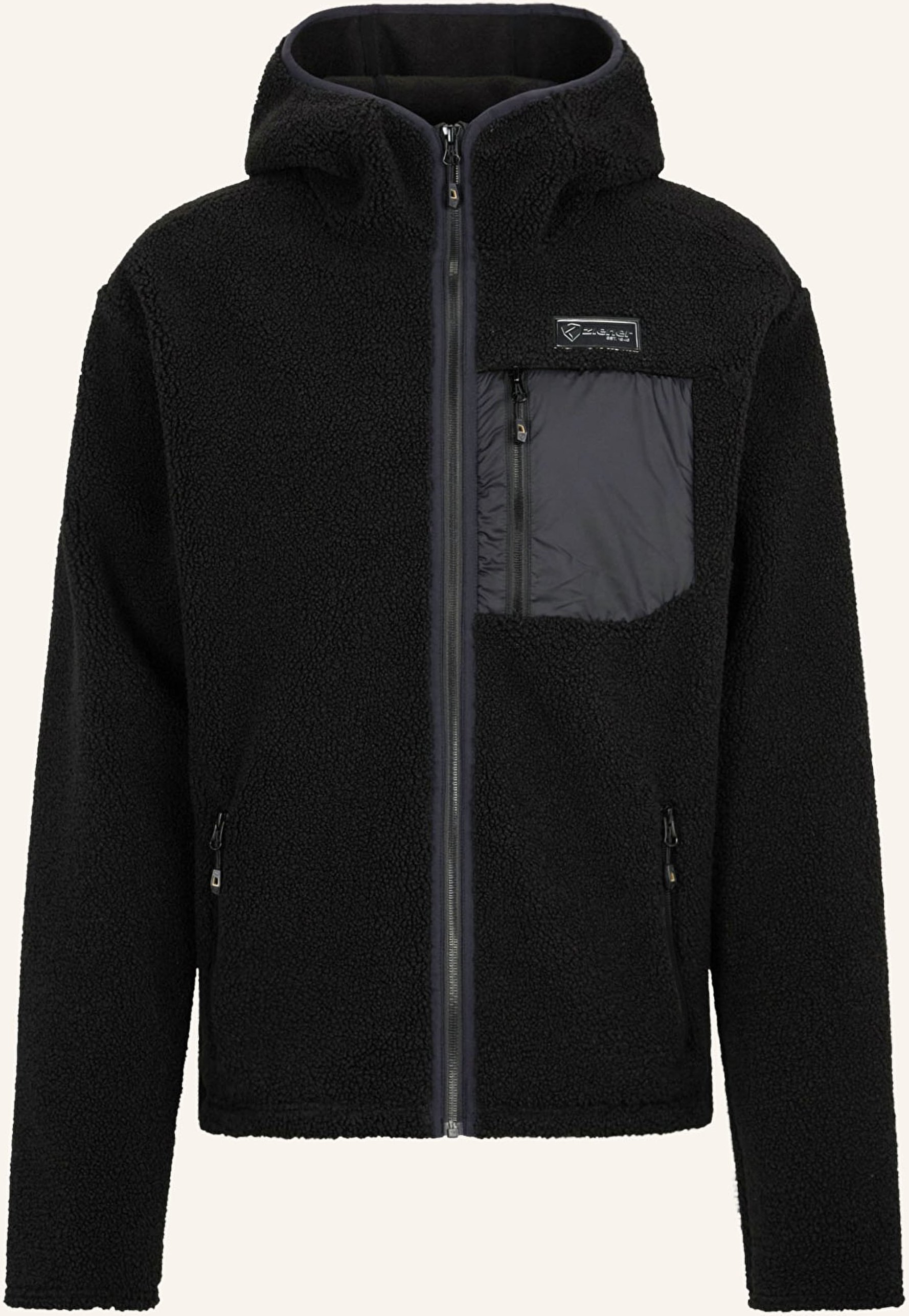 Ziener Fleecejacke Juha schwarz