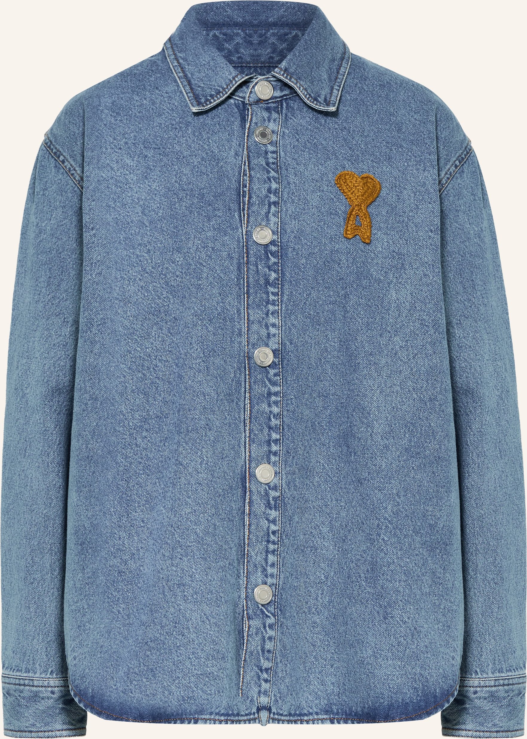 Ami Paris Jeans-Overshirt blau
