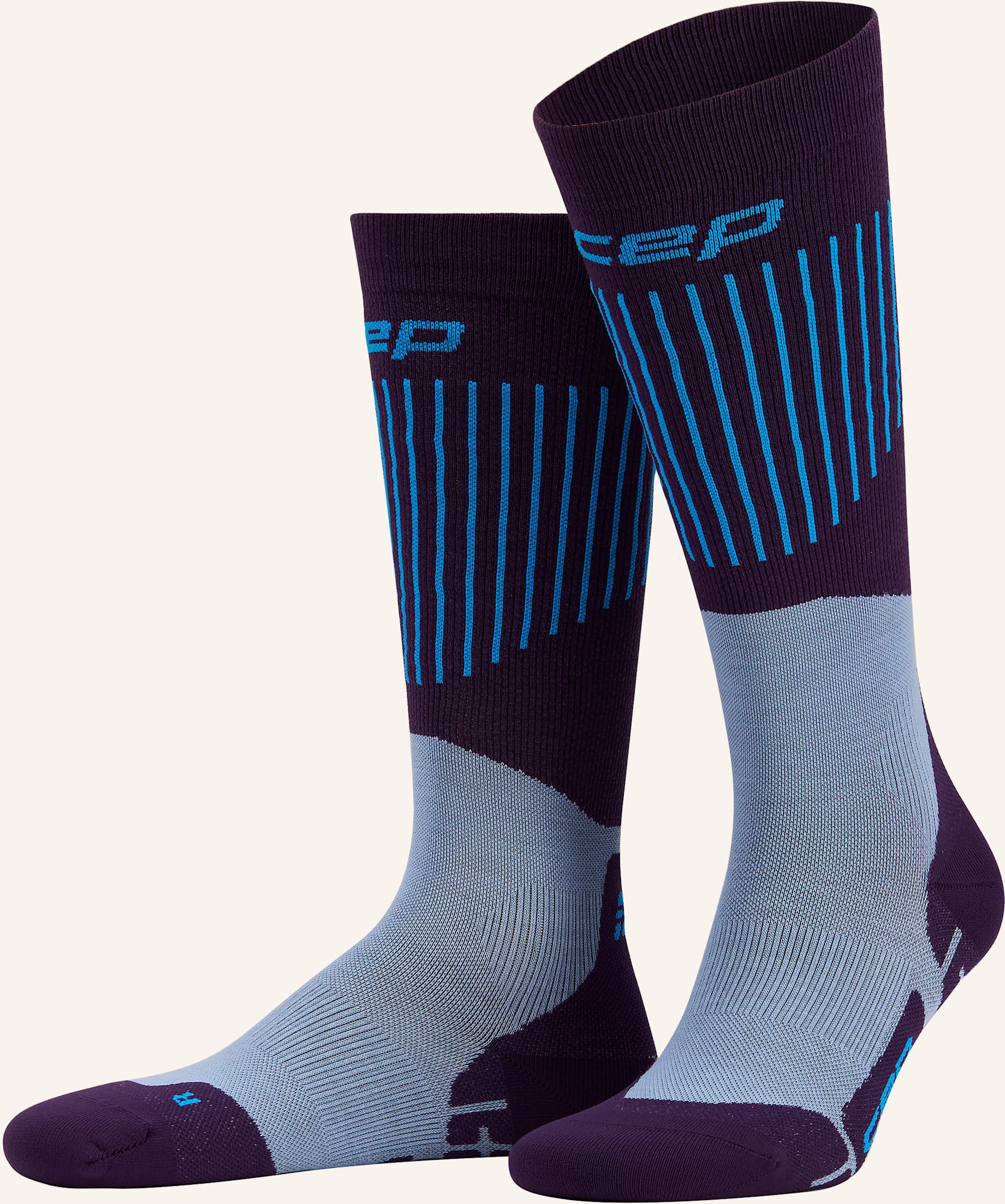 Thumbnail - Cep Skisocken Ultralight Compression - Tall 3.0 lila