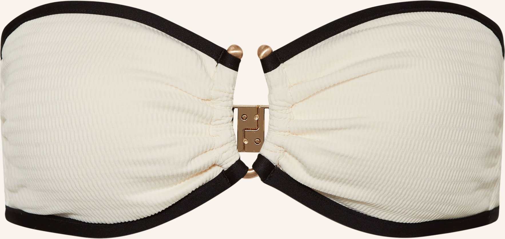 Thumbnail - Seafolly Bandeau-Bikini-Top Beach Bound weiss