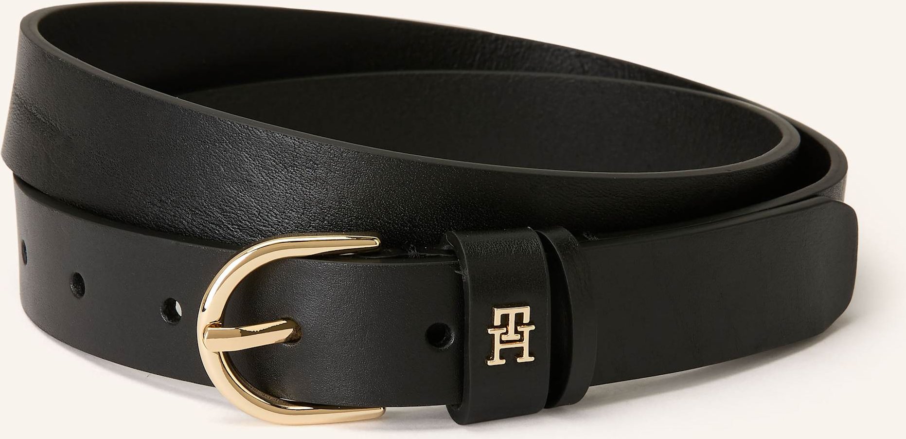 Tommy Hilfiger Ledergürtel schwarz