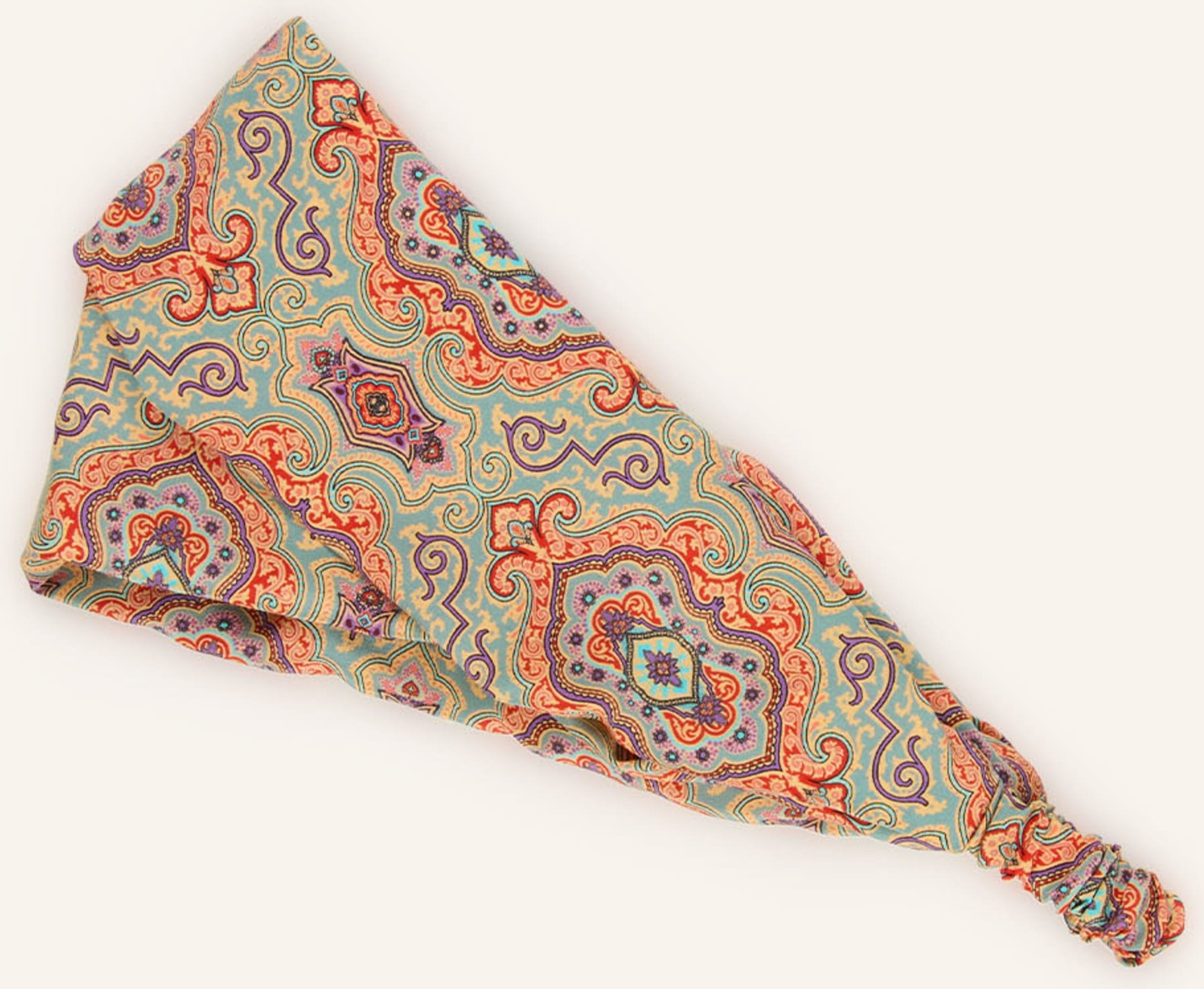 Etro Haarband Aus Seide grau