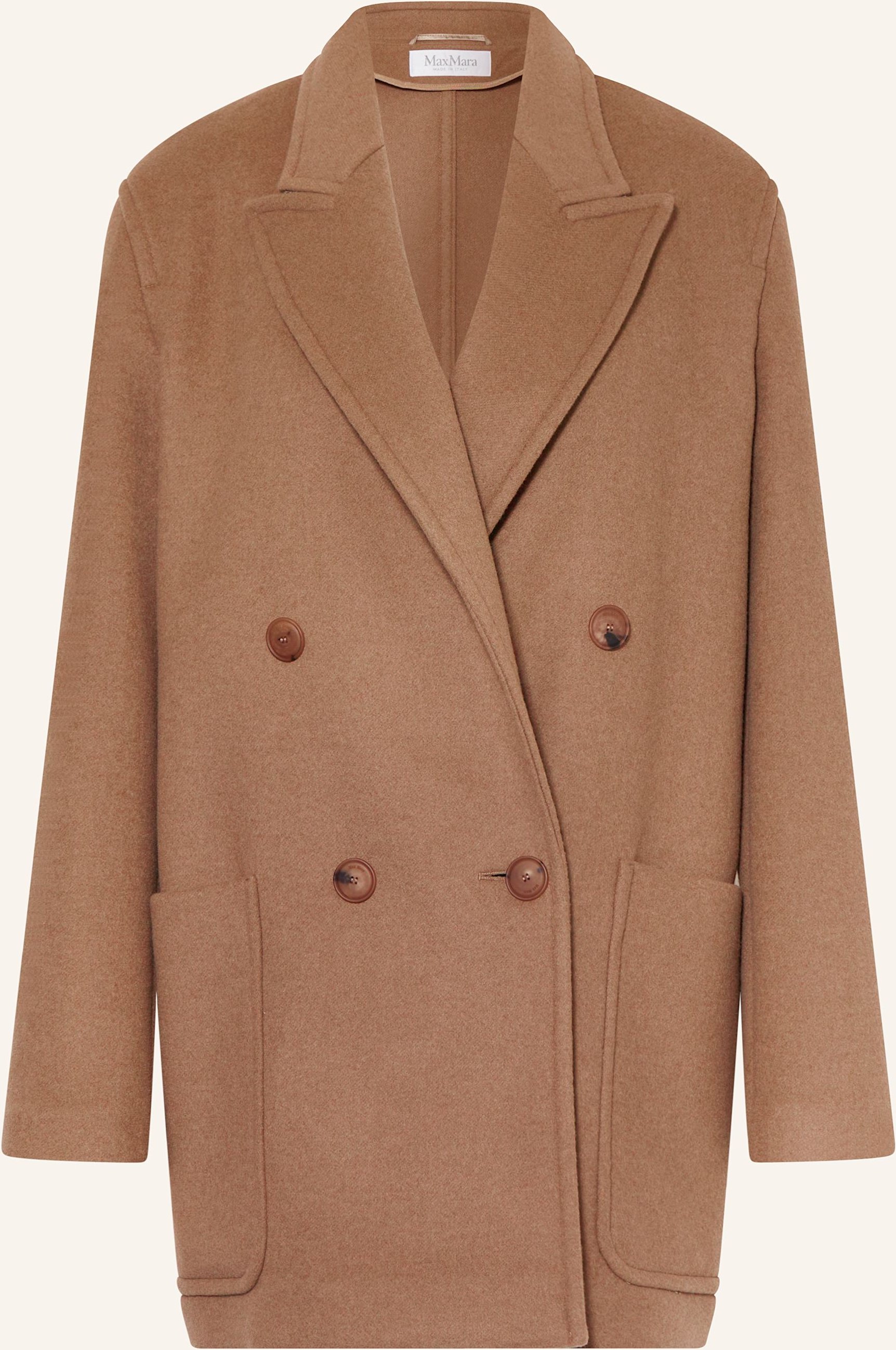 Thumbnail - Max Mara Wollmantel Deletta braun