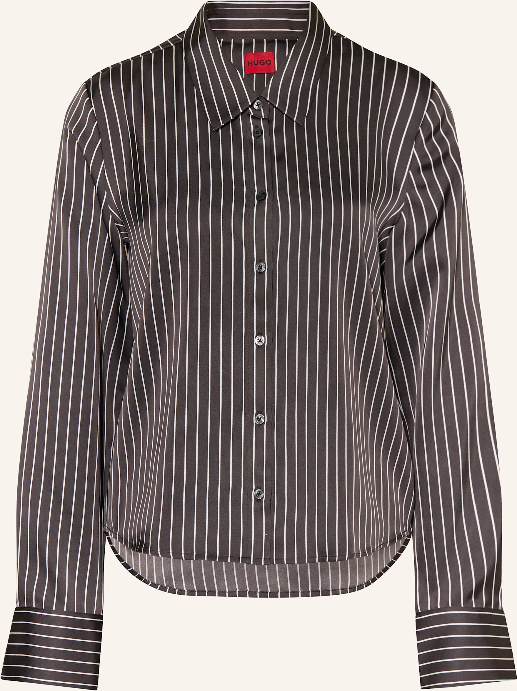 Hugo Hemdbluse Elka Aus Satin blau