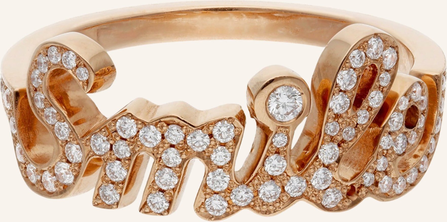 Cada Ring Smile rosegold