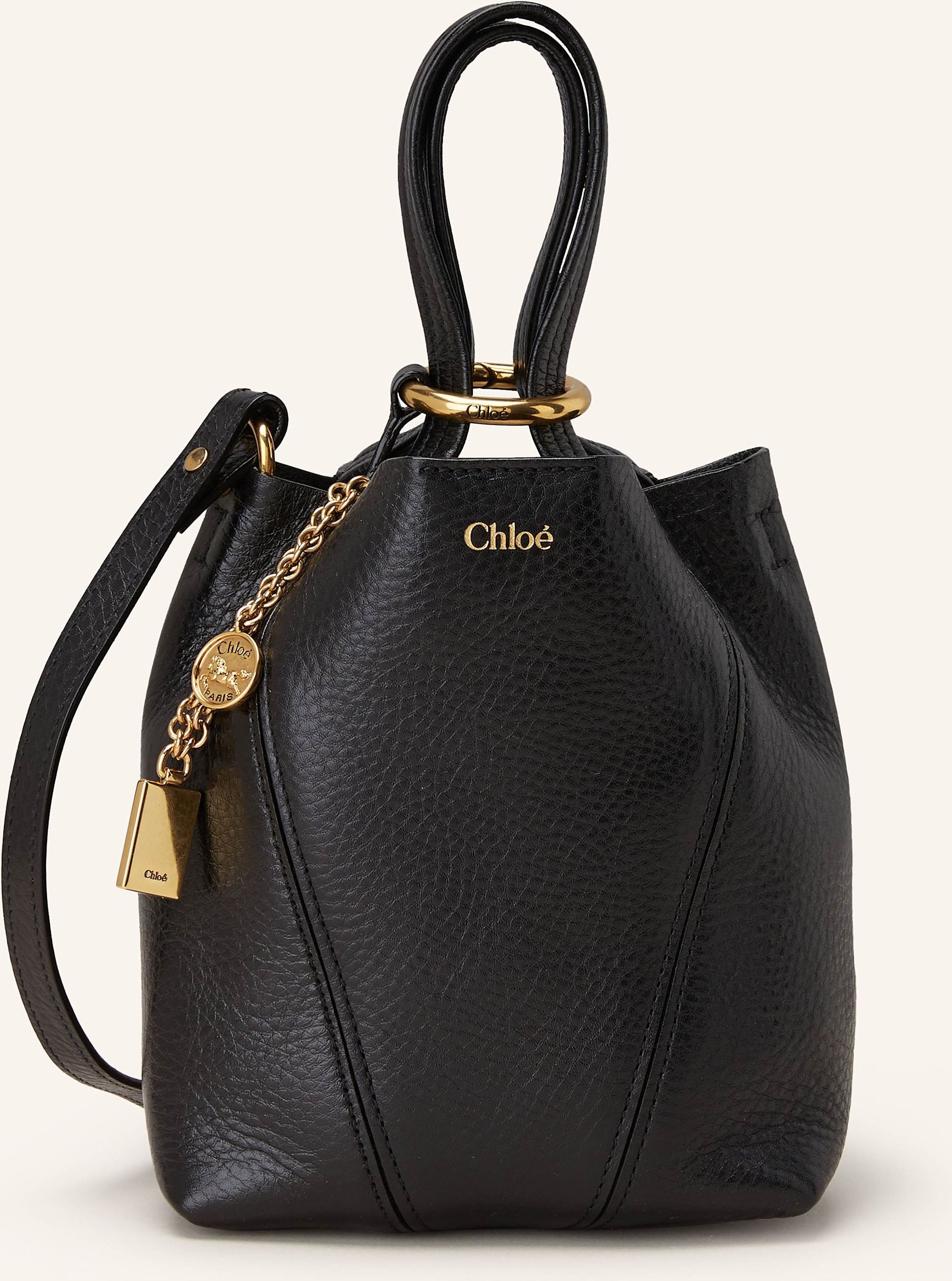 Chloé Umhängetasche Spin schwarz