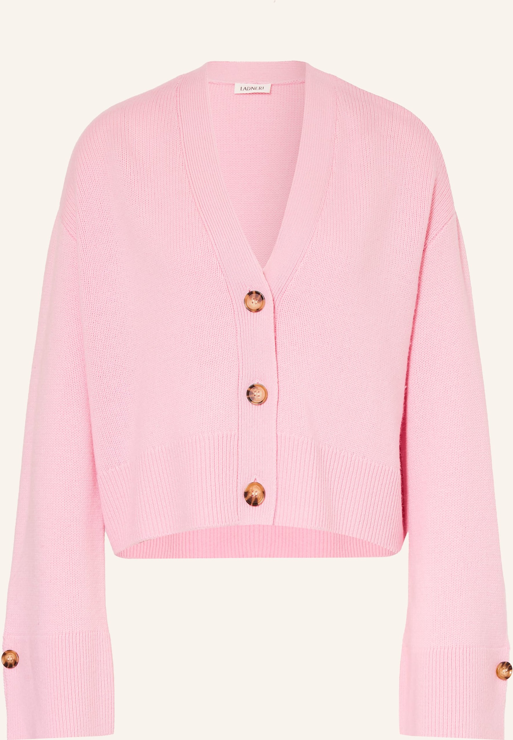 Ladneri Strickjacke Palais Mit Cashmere rosa