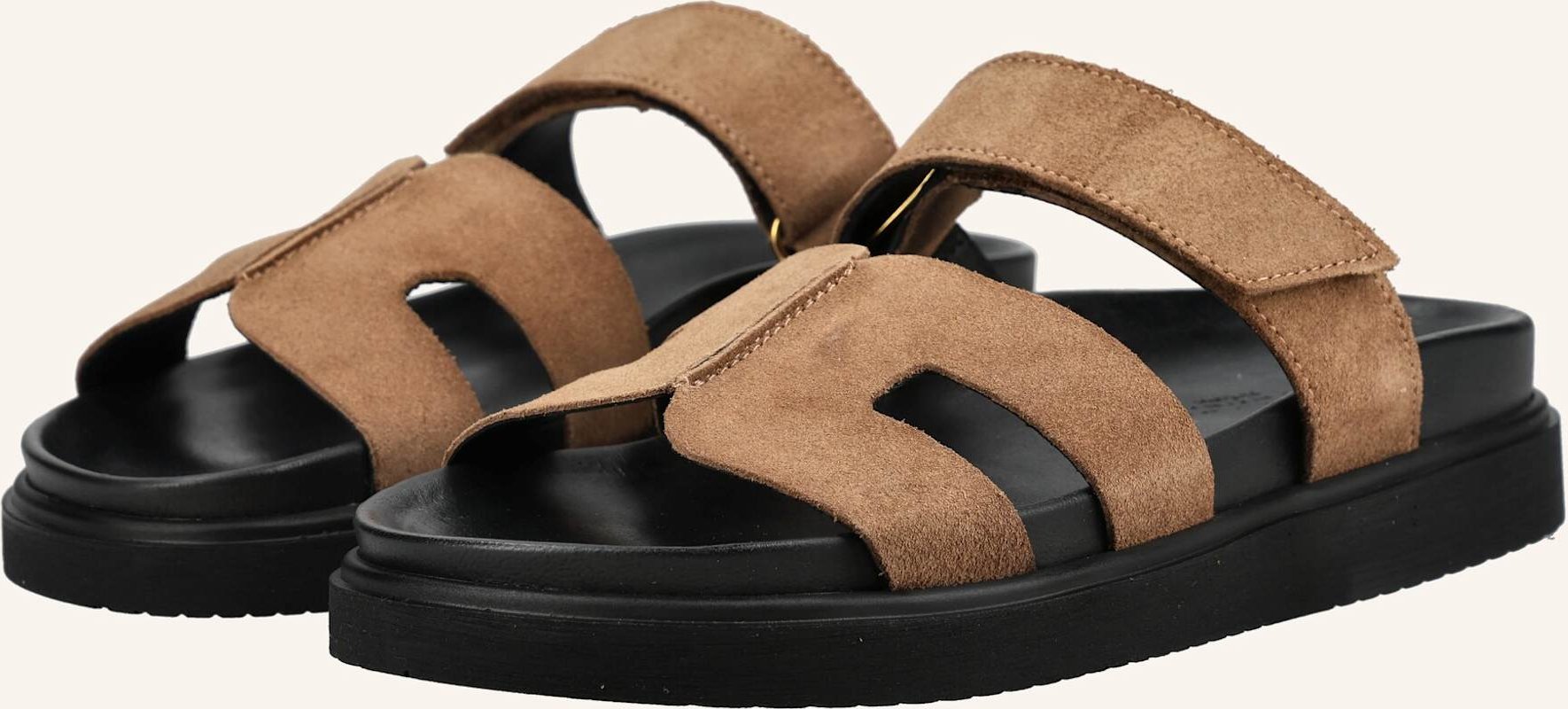 Pavement Pantoletten Maru Suede beige