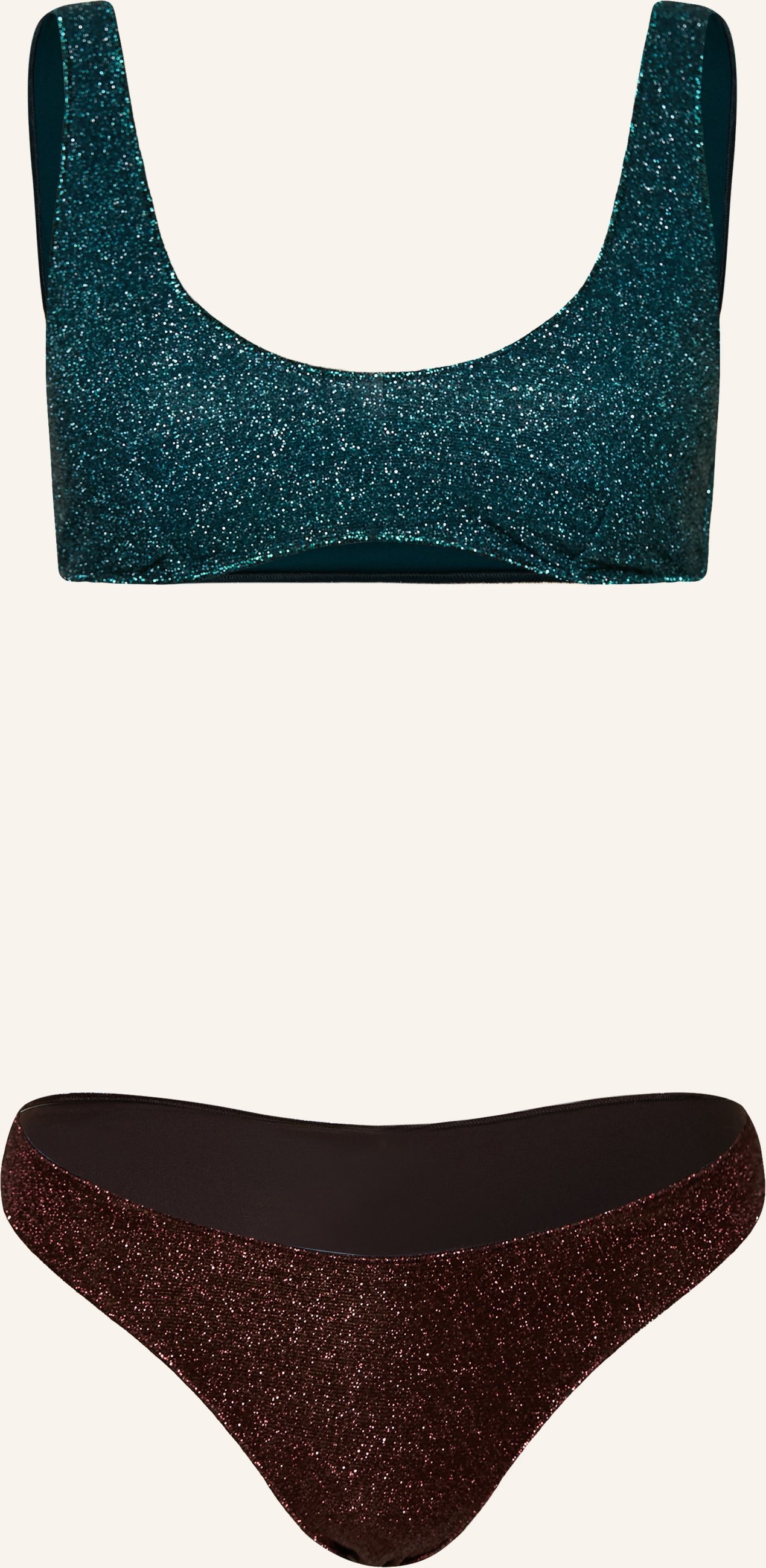 Oséree Bustier-Bikini Lumiere Sporty braun