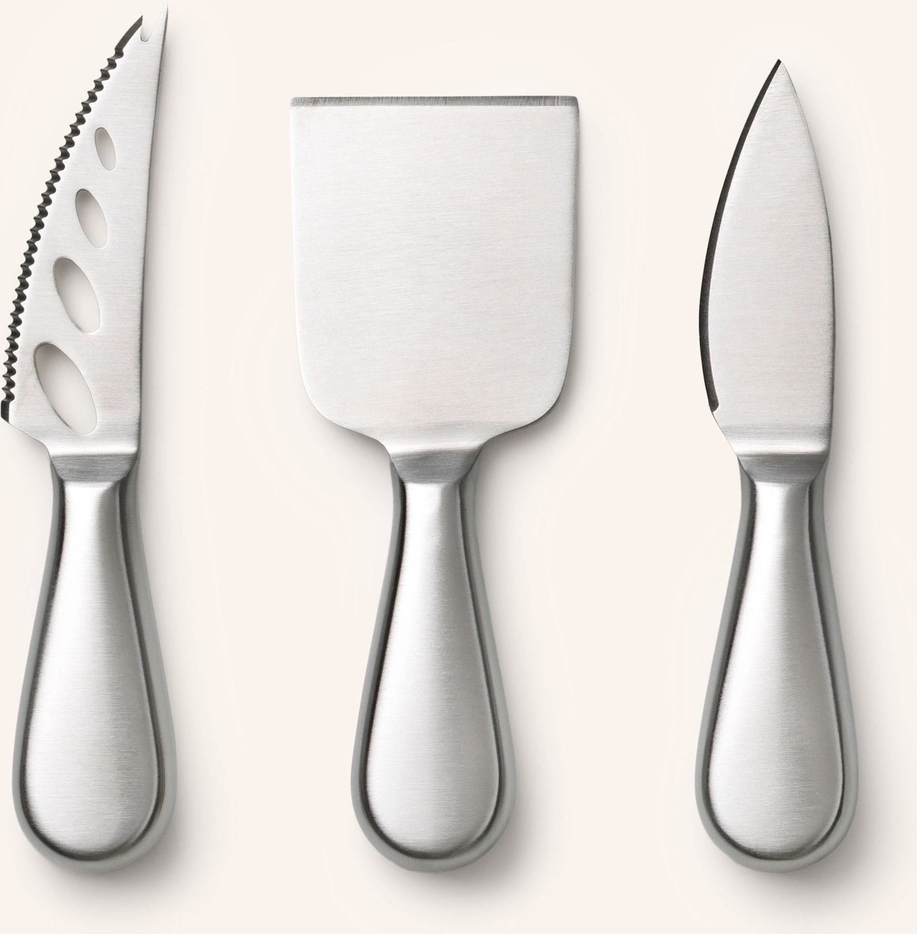 Printworks 3-Tlg. Käsemesser-Set The Essentials beige