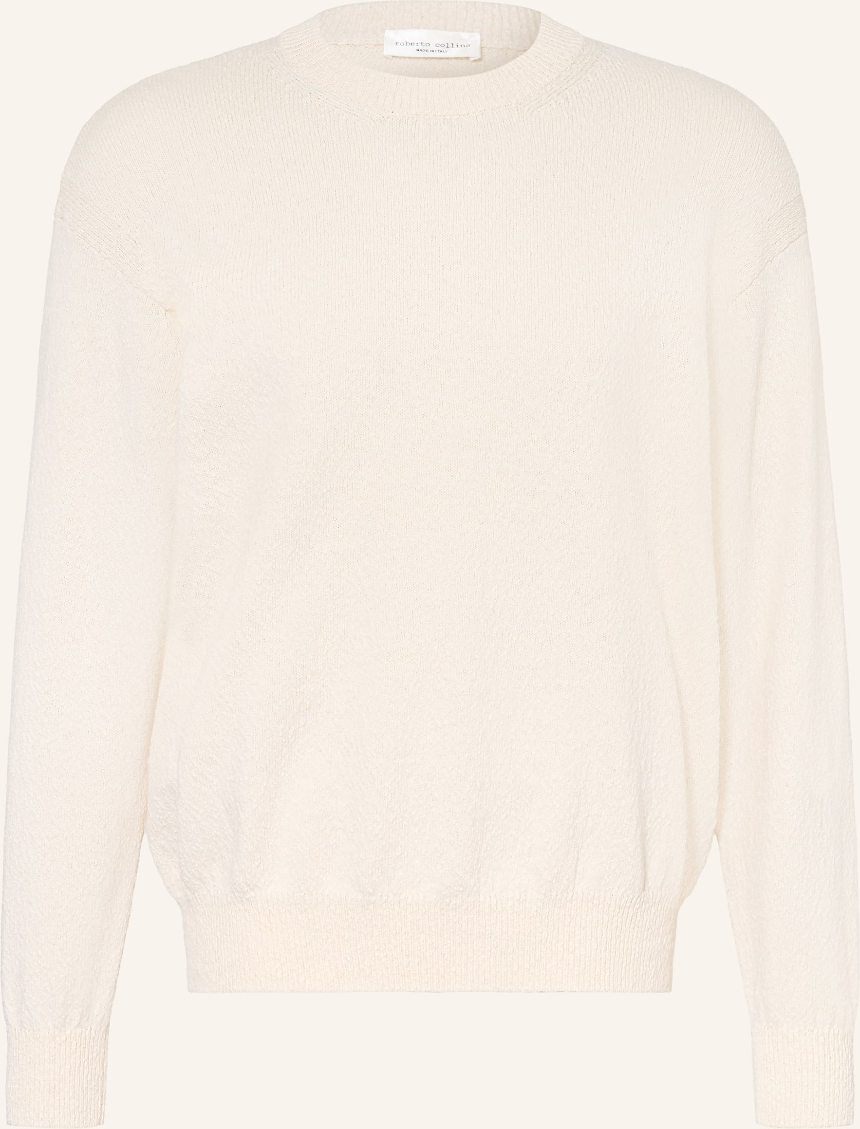 Roberto Collina Pullover weiss
