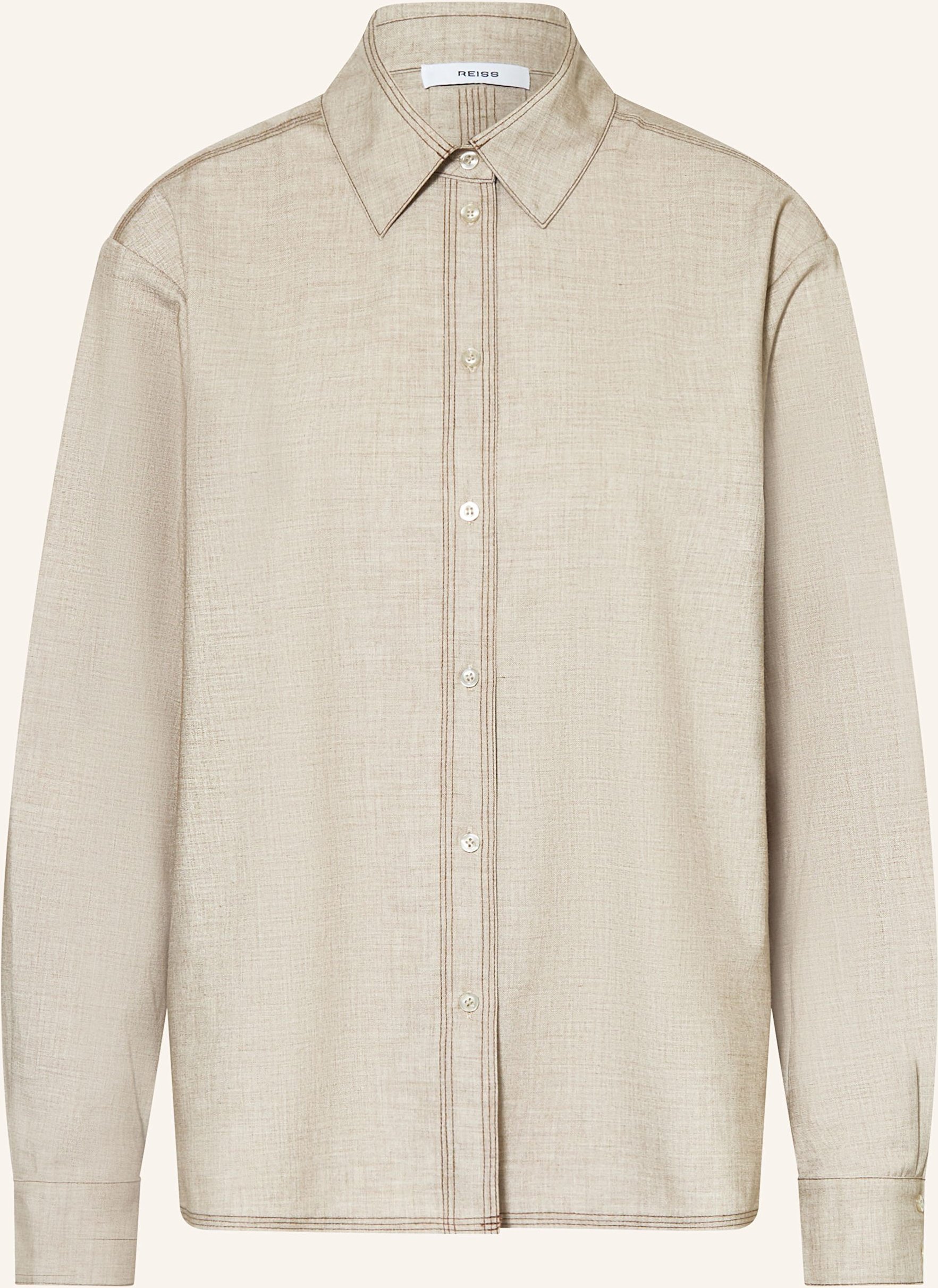 Thumbnail - Reiss Hemdbluse Nova beige