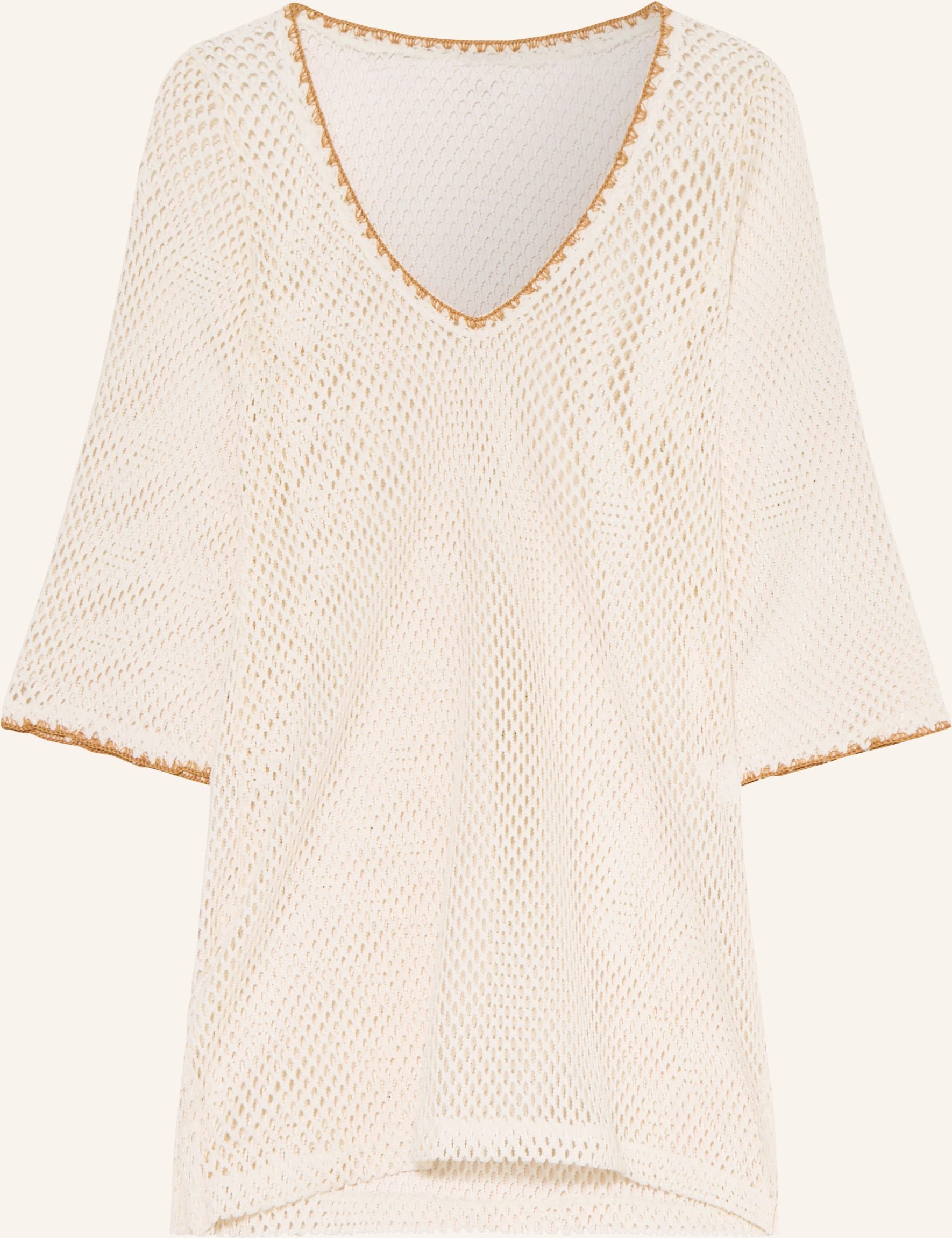 Banana Moon Strandkleid Octavie Hayato Mit 3/4-Arm weiss