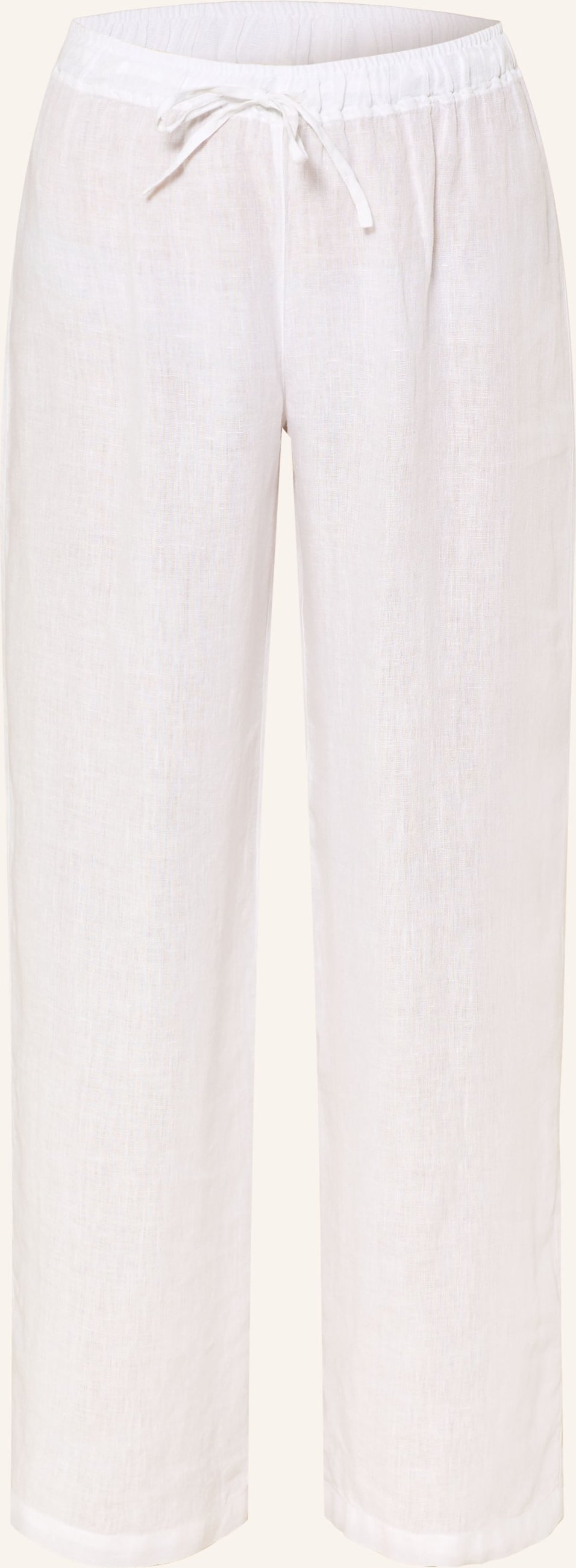 120%Lino Leinenhose weiss