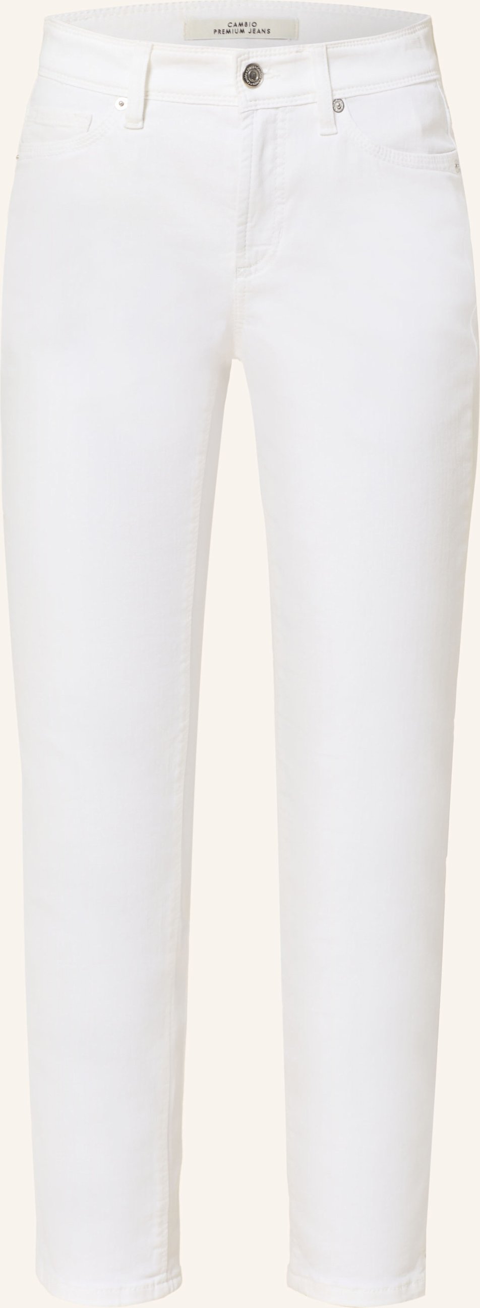 Thumbnail - Cambio Cropped Jeans Piper weiss