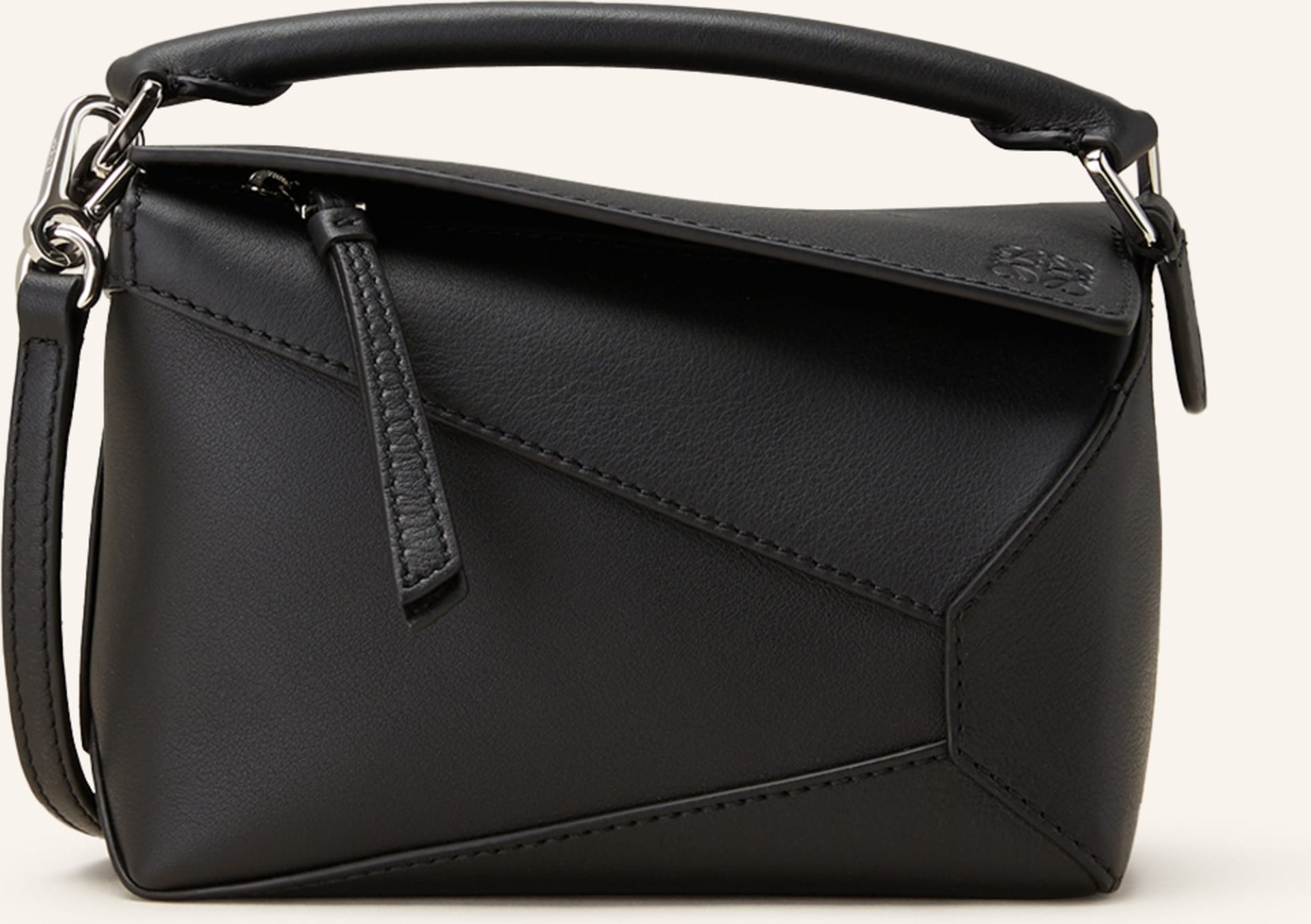 Thumbnail - Loewe Handtasche Puzzle Edge Mini schwarz