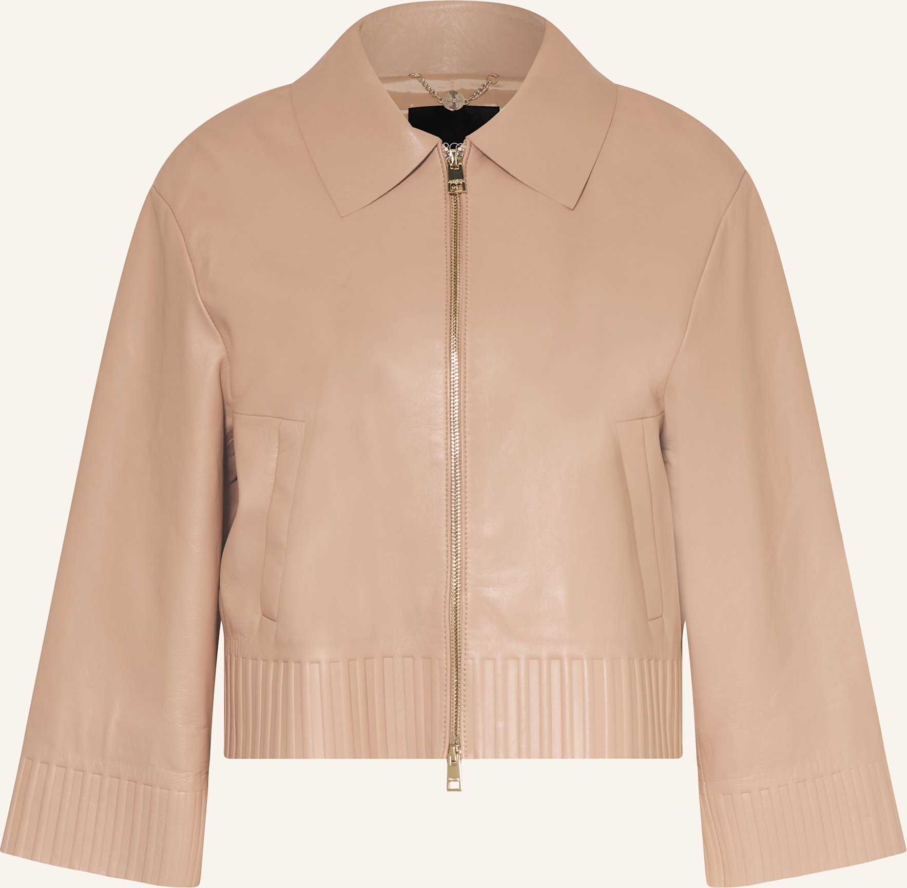 Marc Cain Lederjacke beige