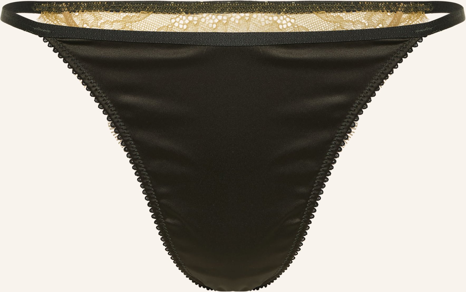 Love Stories String Charlotte Aus Satin gruen