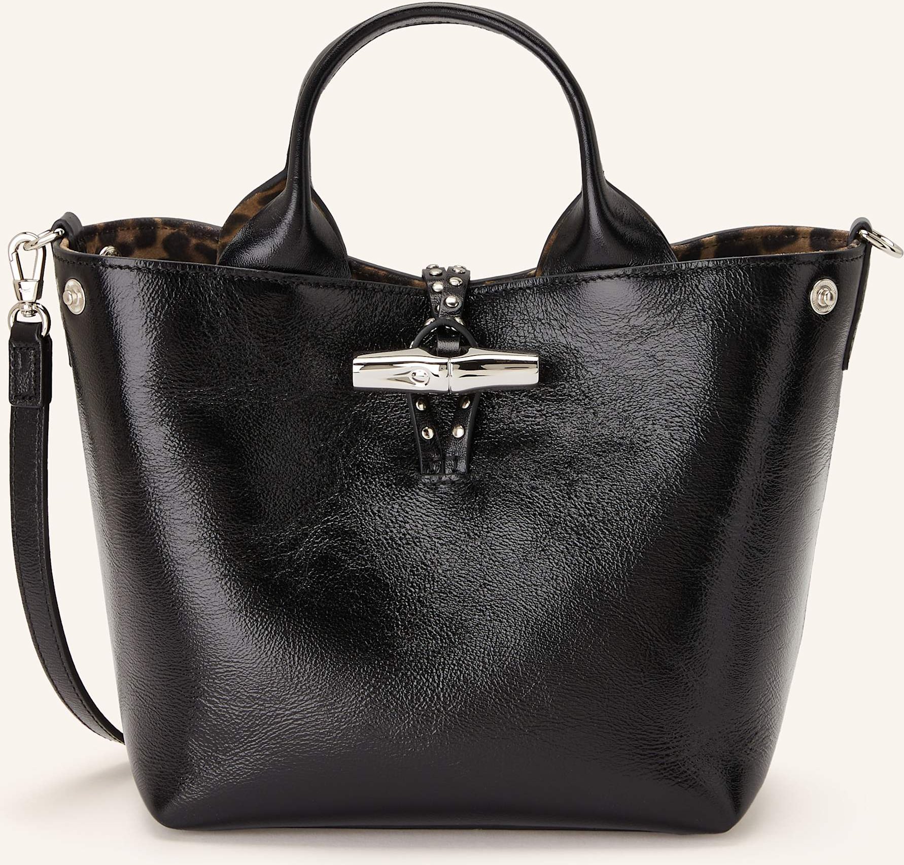 Longchamp Handtasche Le Roseau Small schwarz