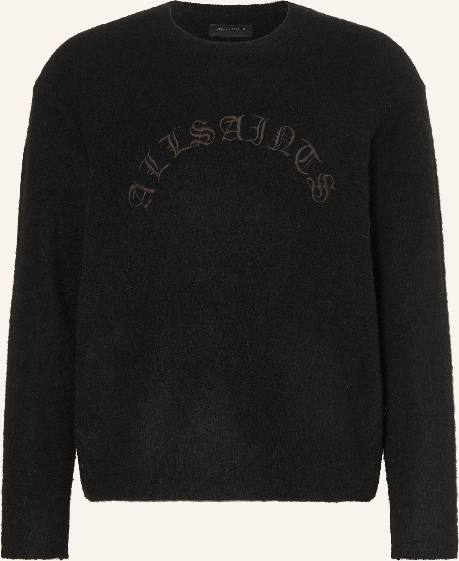 Allsaints Pullover Curv Mit Alpaka schwarz