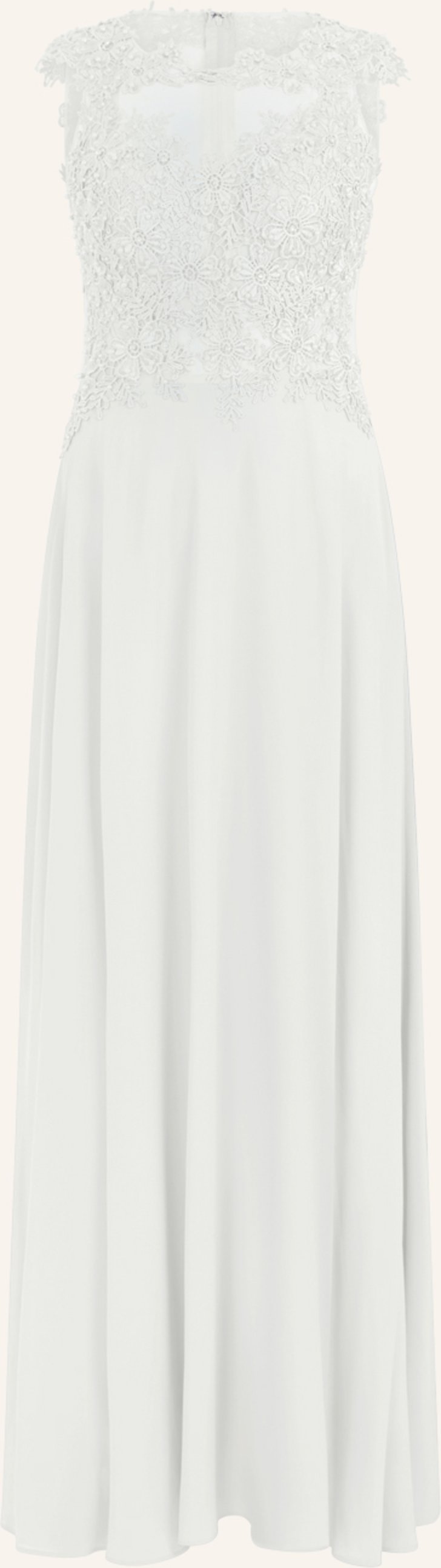 Apart Abendkleid Mit Spitze weiss