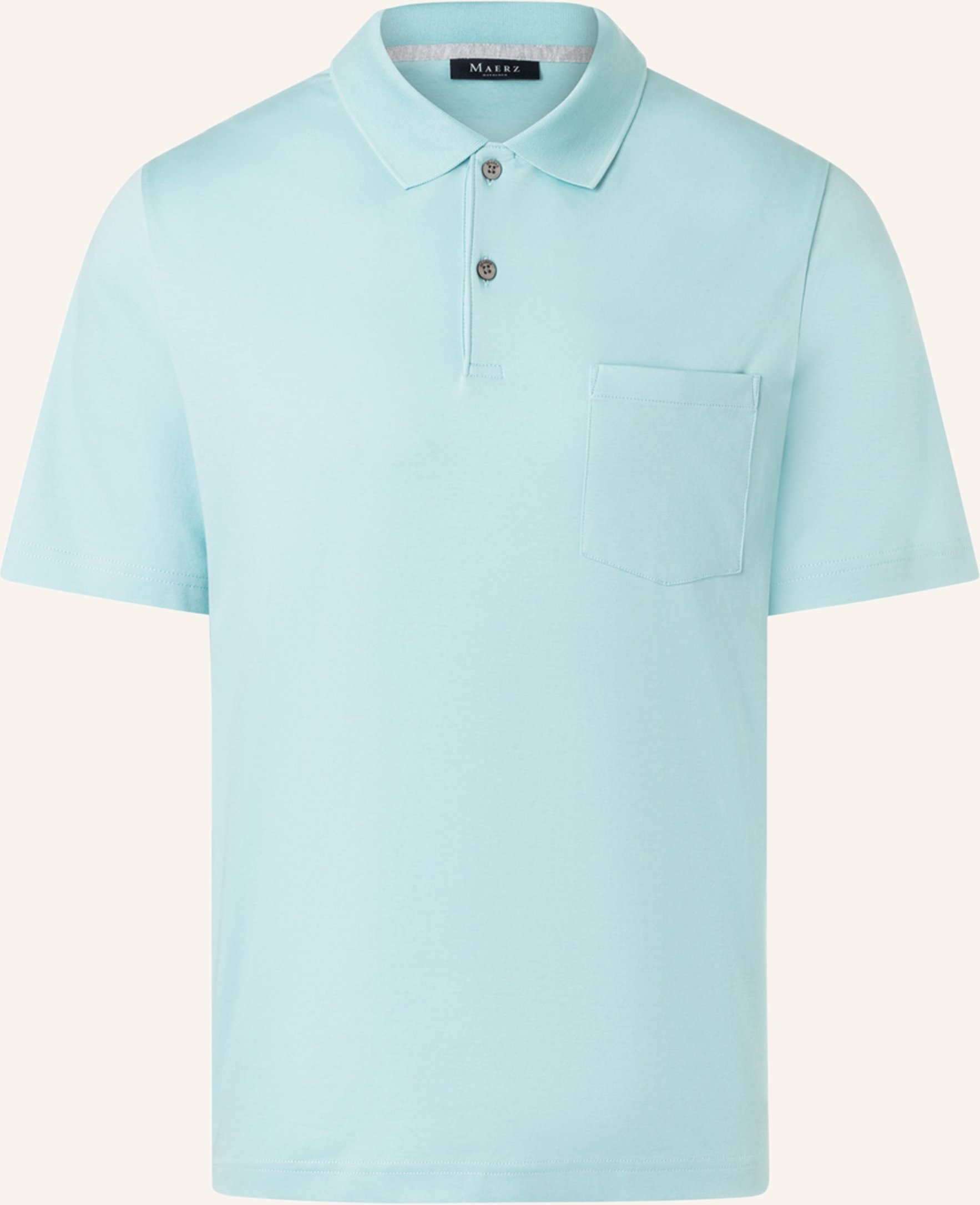 Maerz Muenchen Jersey-Poloshirt blau