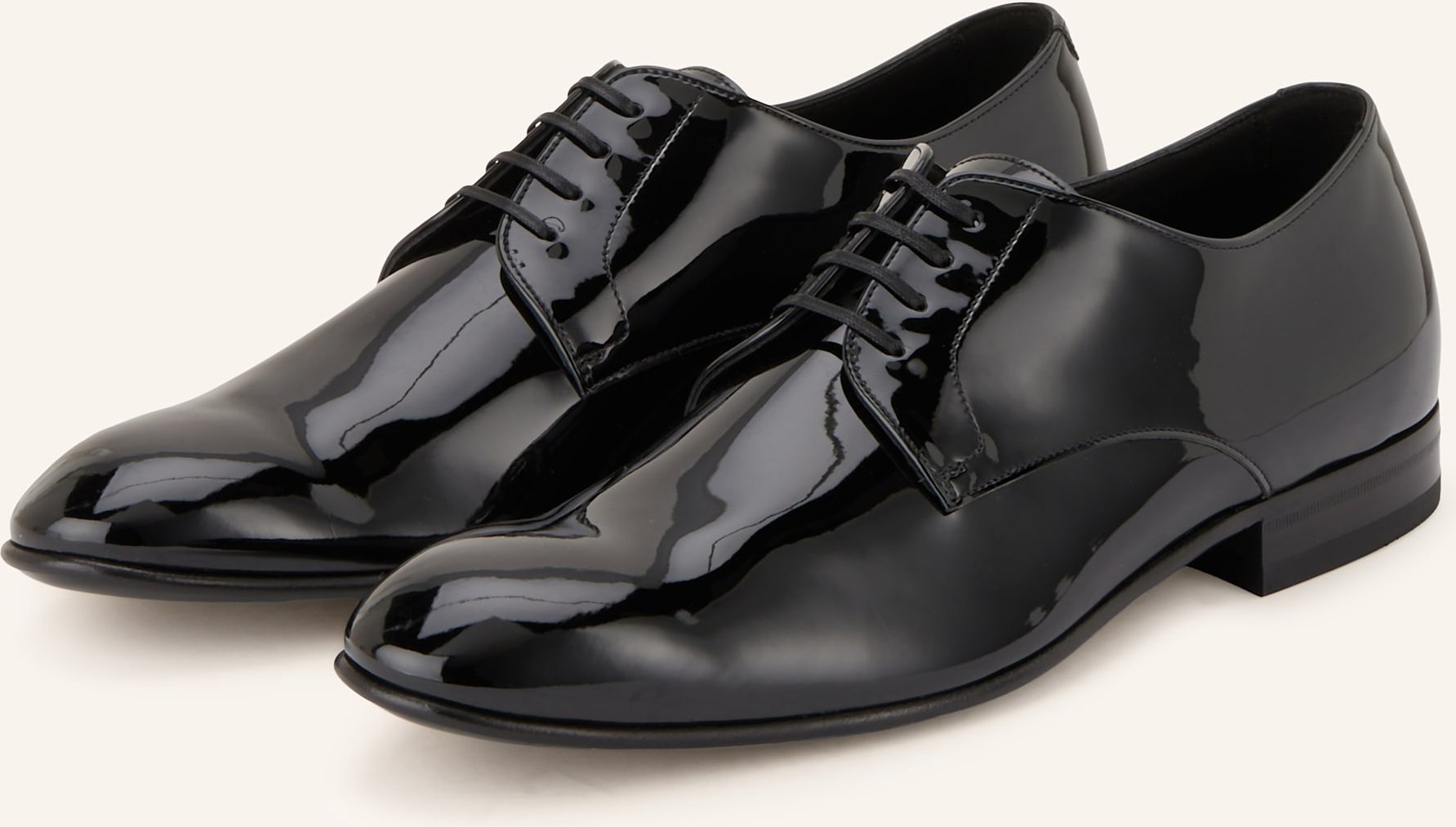 Boss Lackschnürer Derrek schwarz