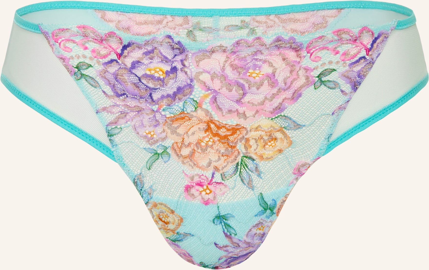 Marie Jo Slip Lisbeth Mit Glitzergarn blau