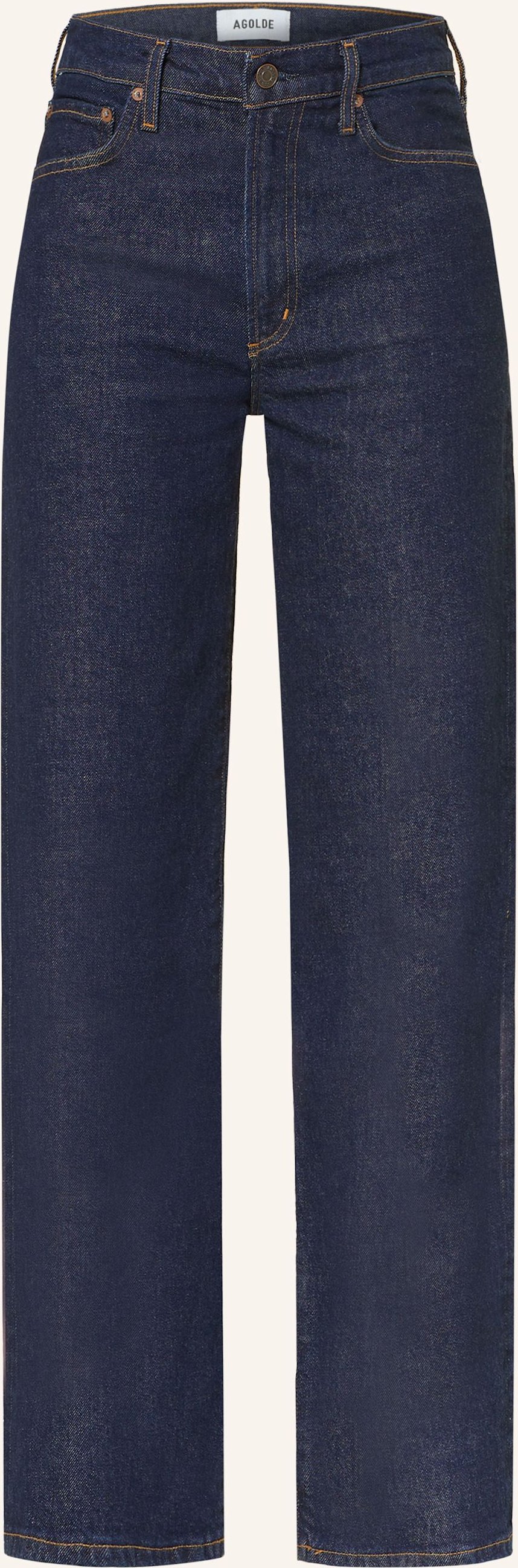 Agolde Straight Jeans Harper blau