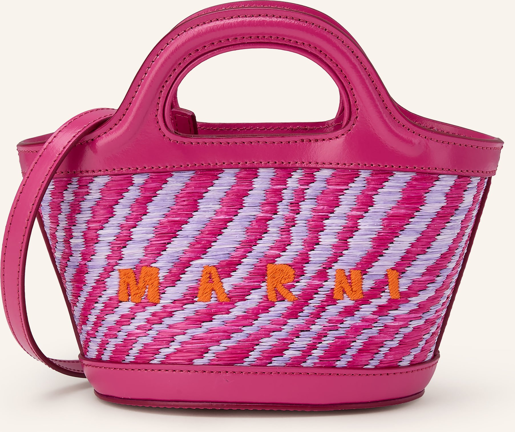 Marni Handtasche Tropicalia Micro pink