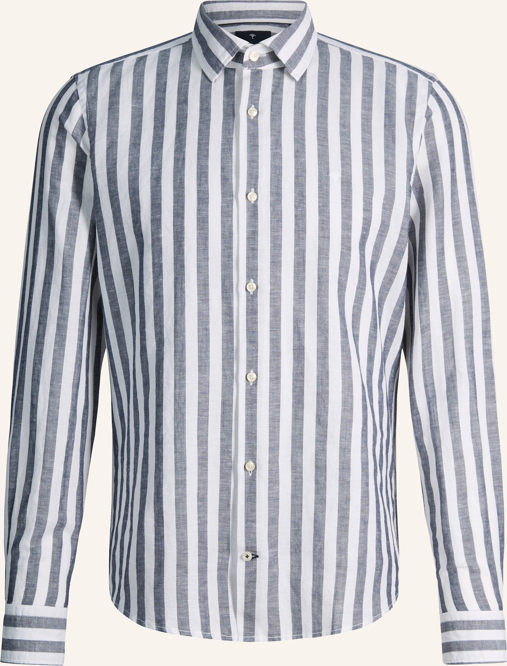 Joop! Hemd Pit Slim Fit Mit Leinen blau