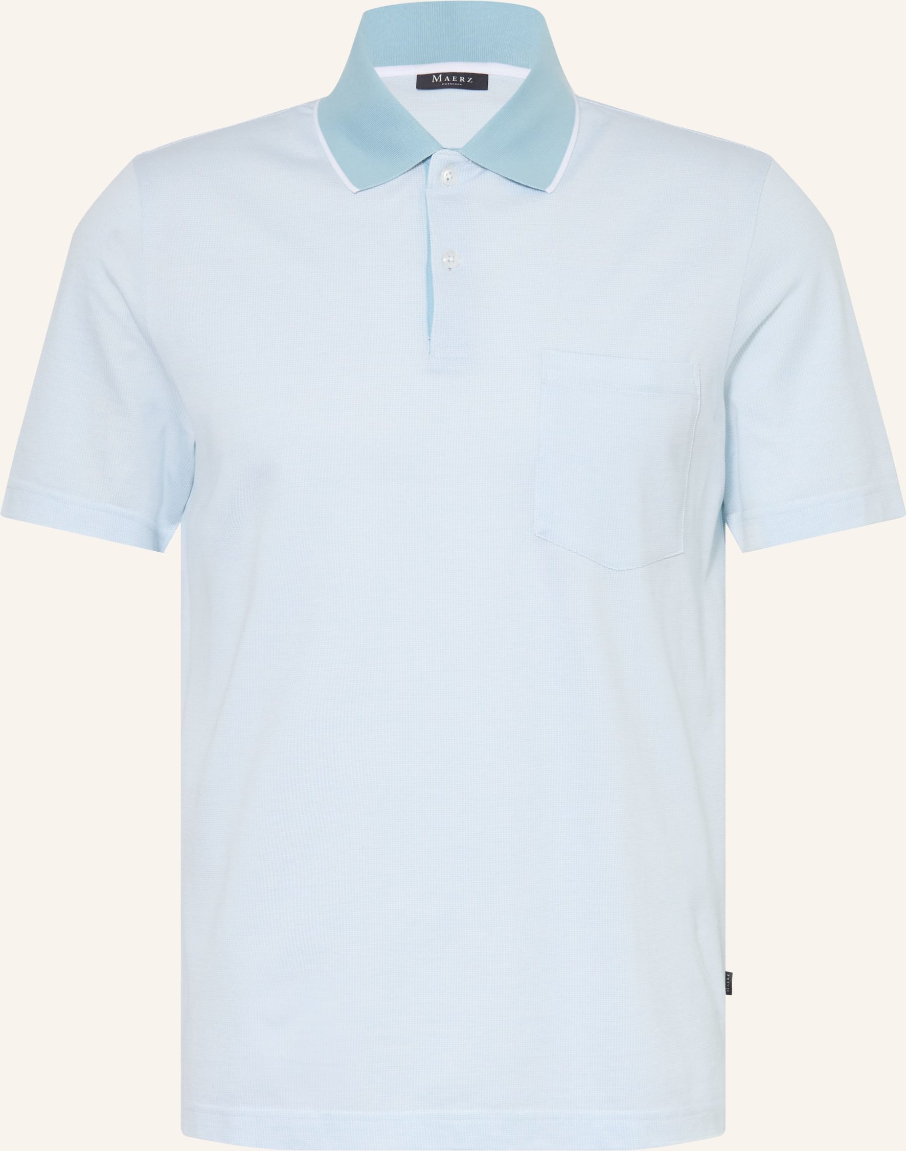 Maerz Muenchen Jersey-Poloshirt blau