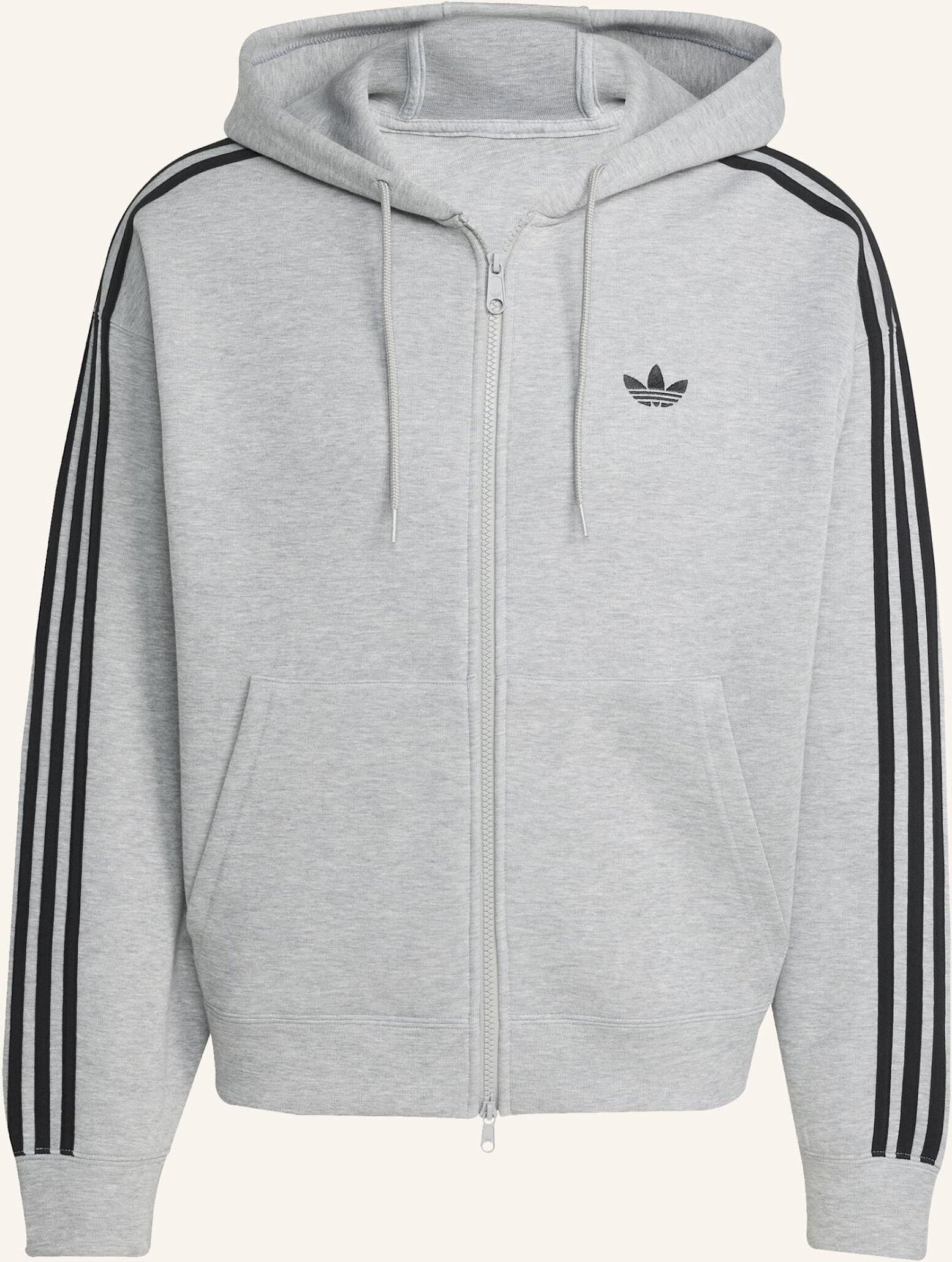 Adidas Originals Adidas Adicolor Spacer Oversized Kapuzenjacke grau