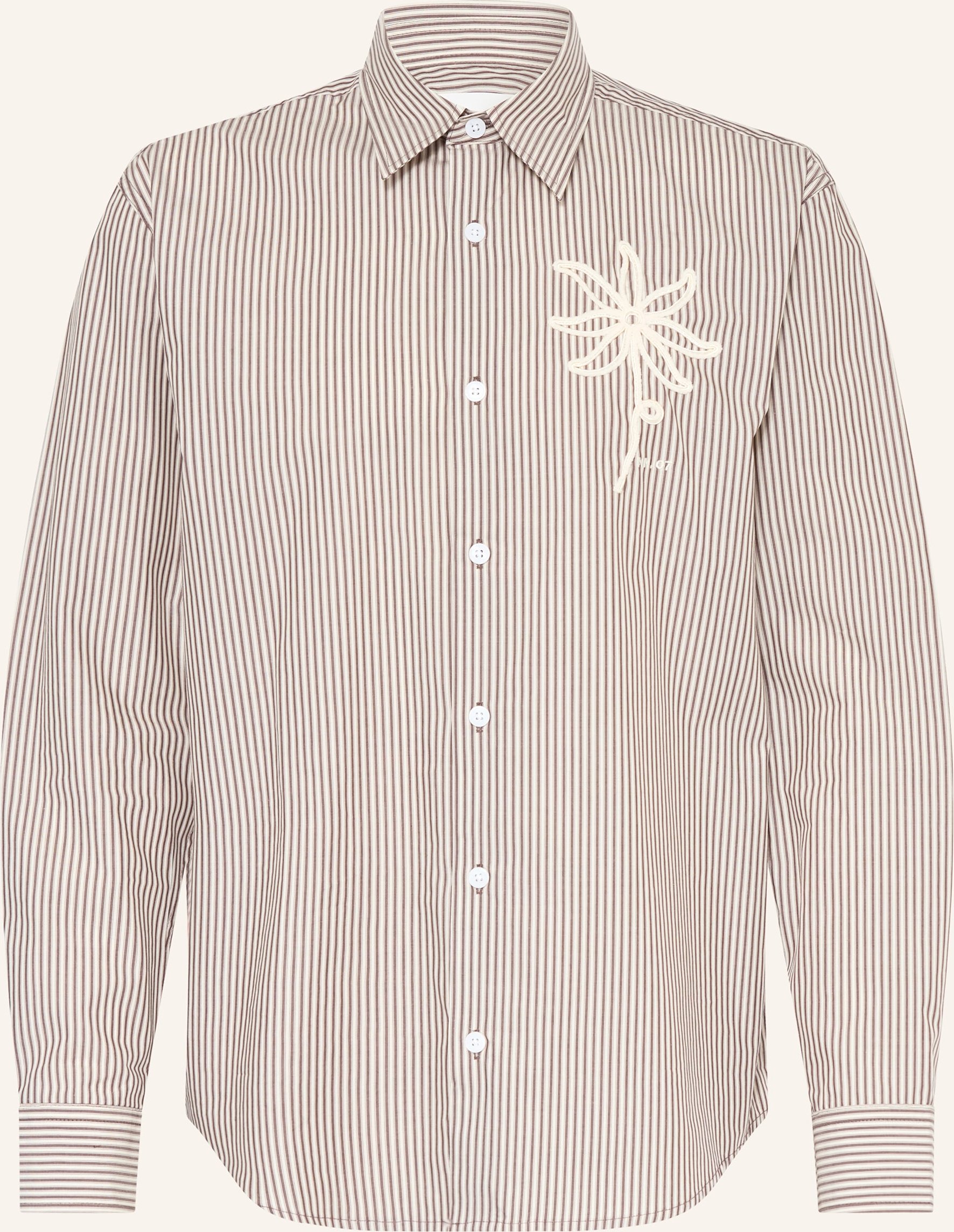 Nn.07 Hemd Quinsy Regular Fit braun