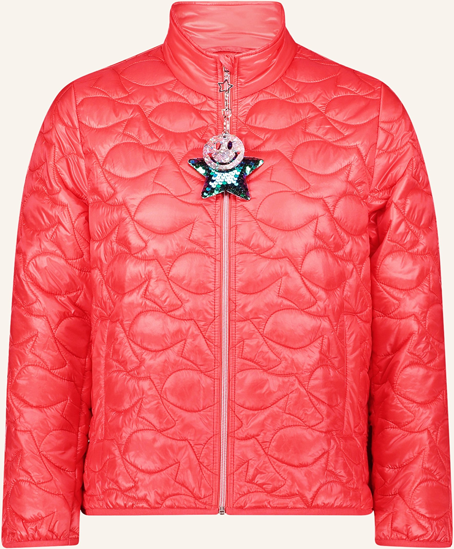 Cartoon Steppjacke rot